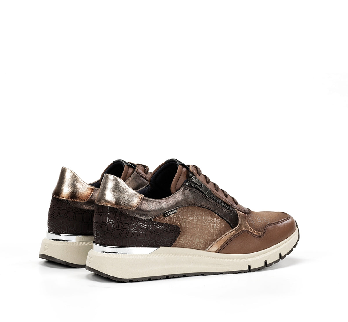 Dorking by Fluchos Serena D9213 baskets taupe femme ville