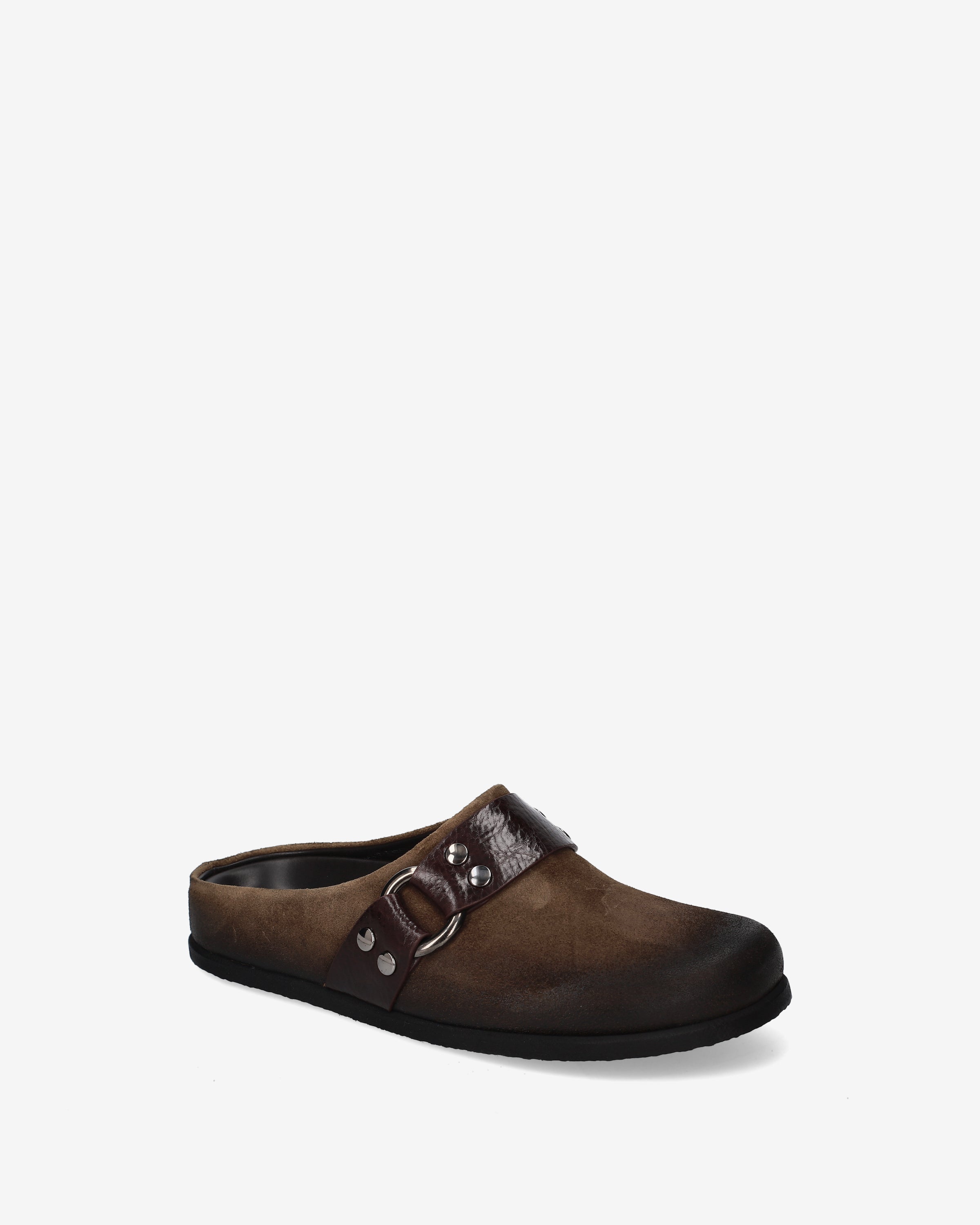Premiata Mules cuir Fango pointure 38 mules daim femme