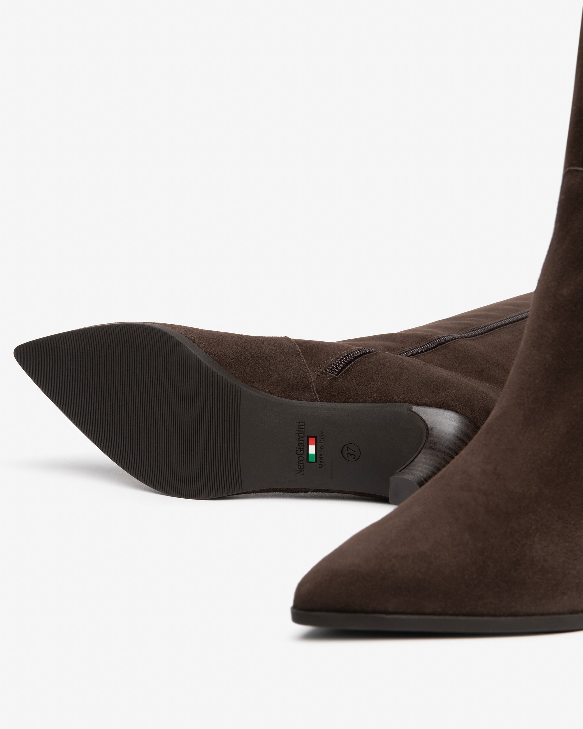 Nero Giardini Boots bottes daim femme talon 55 mm