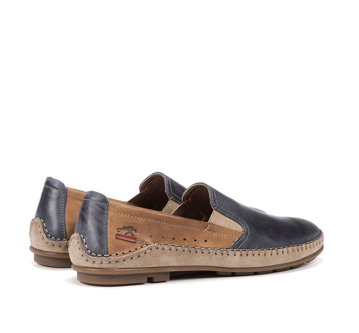 Fluchos Dorian F1178 mocassins homme bleus