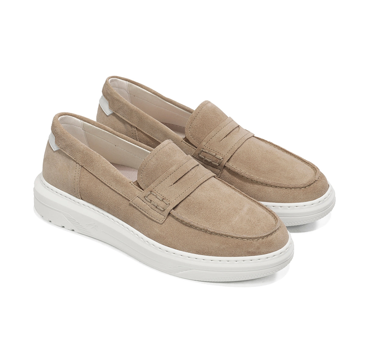 Fluchos Boston F2224 mocassin homme taupe léger