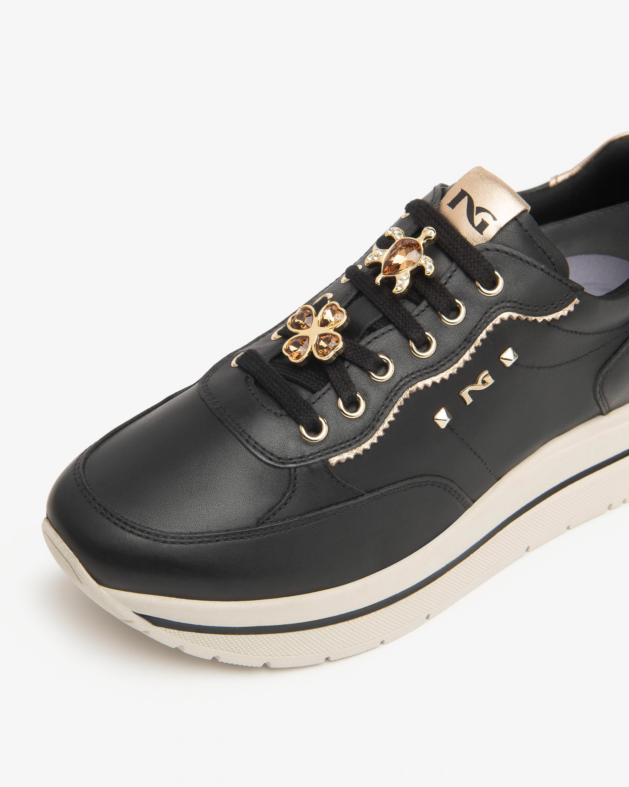 Nero Giardini Sneakers Baskets Cuir Femme Memory