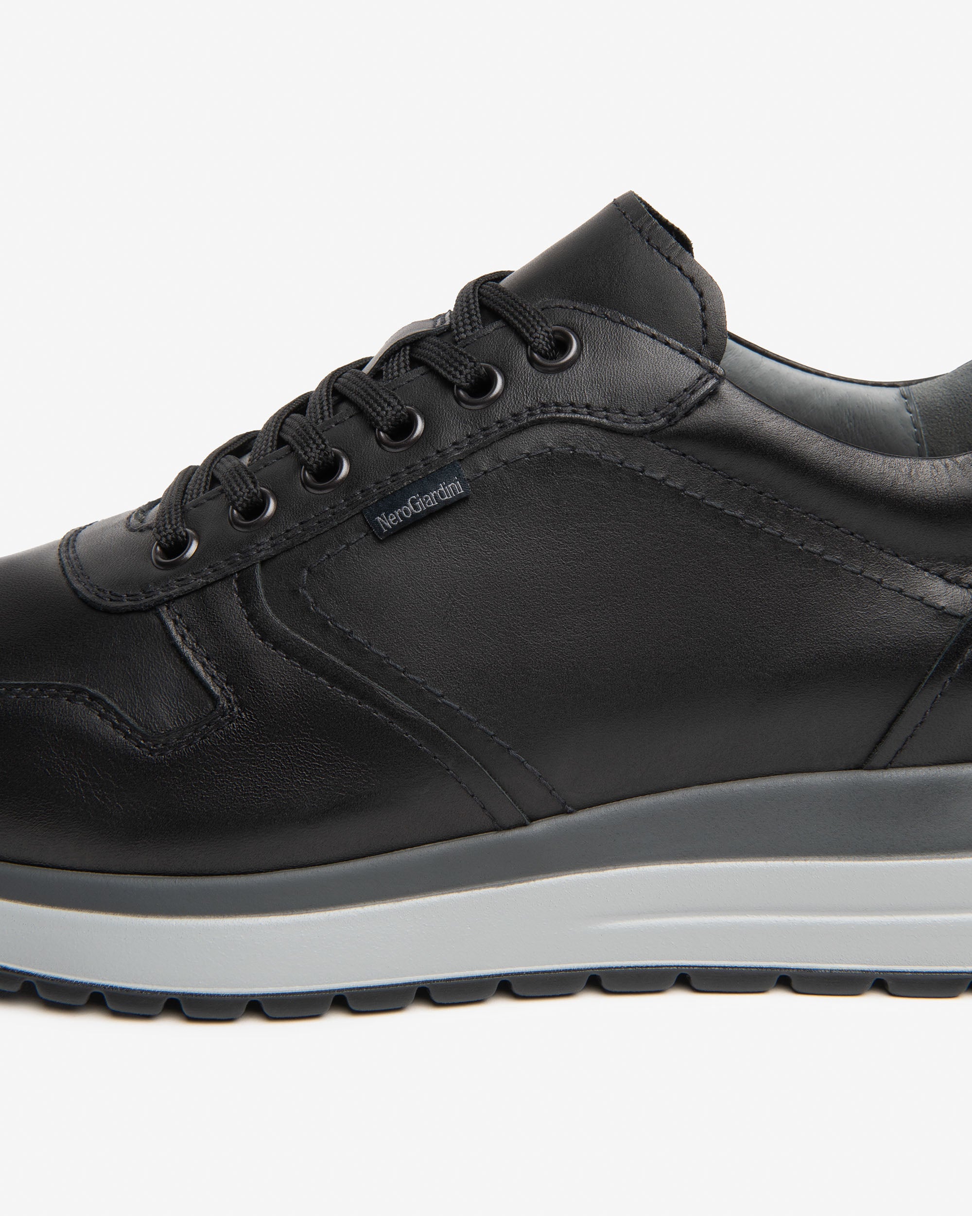 Nero Giardini Sneakers Basket Cuir Homme Automne Hiver