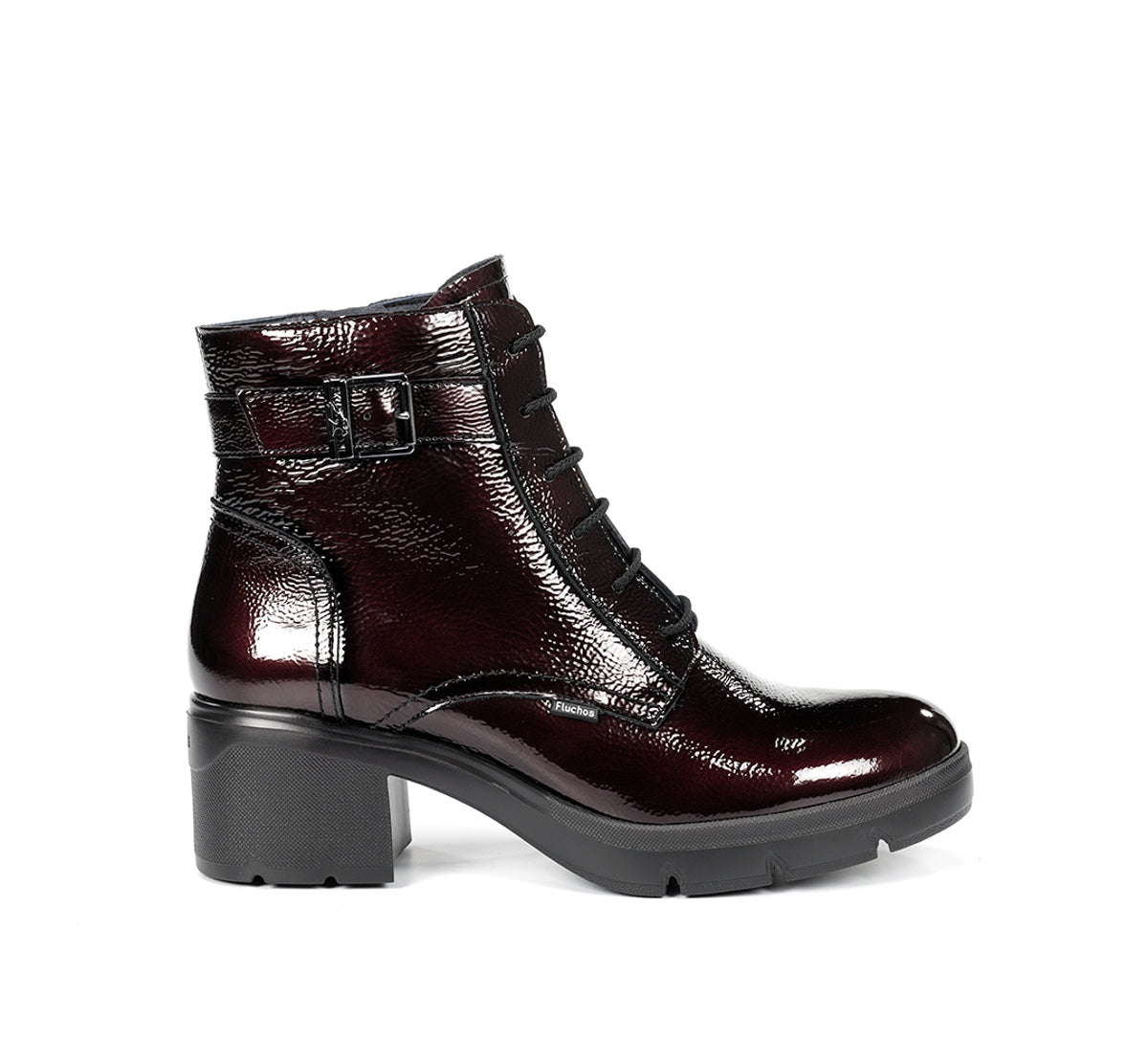Fluchos Fugaz F2107 bottine bordeaux femme cuir talon
