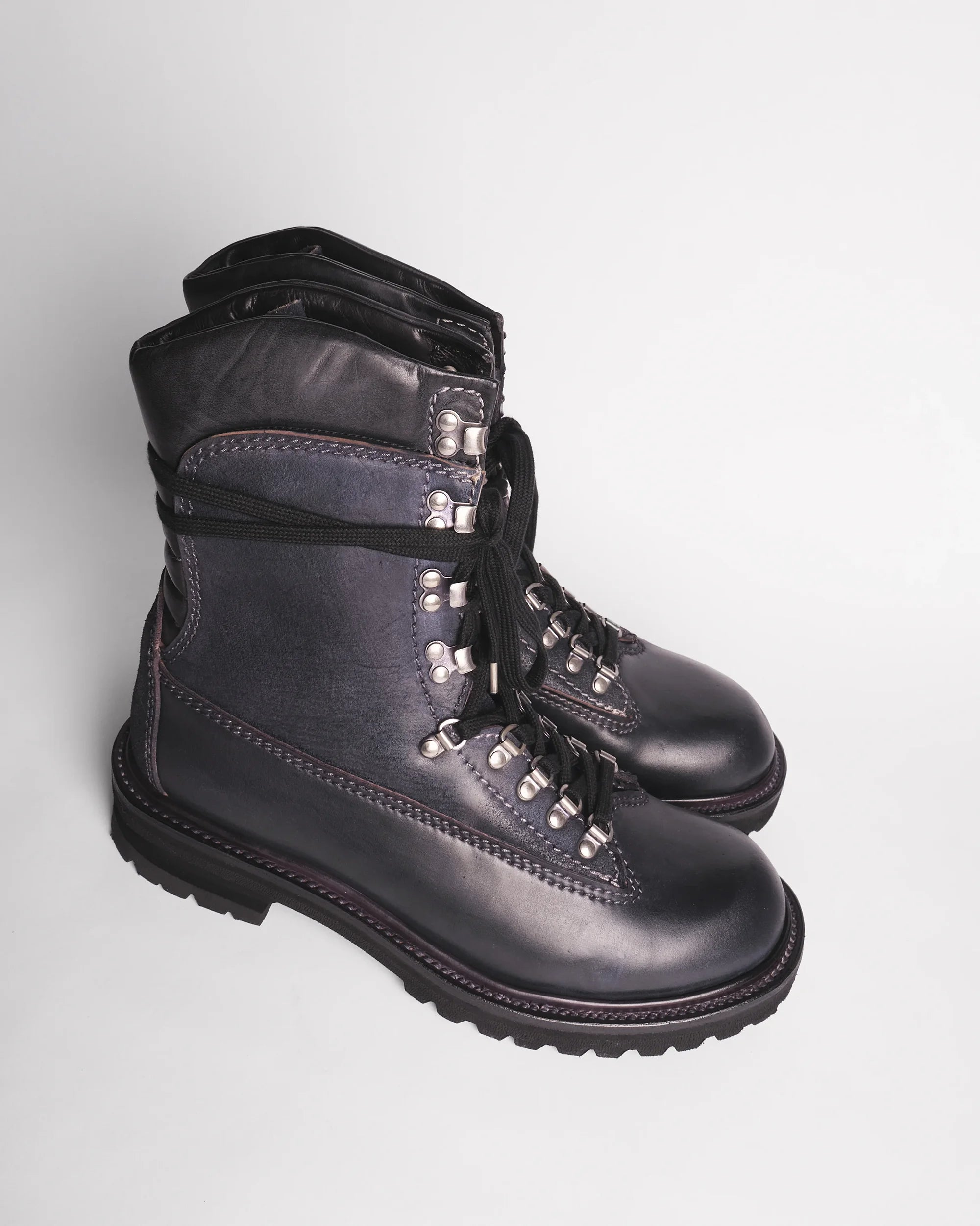 Premiata 004 boots homme cuir cordovan