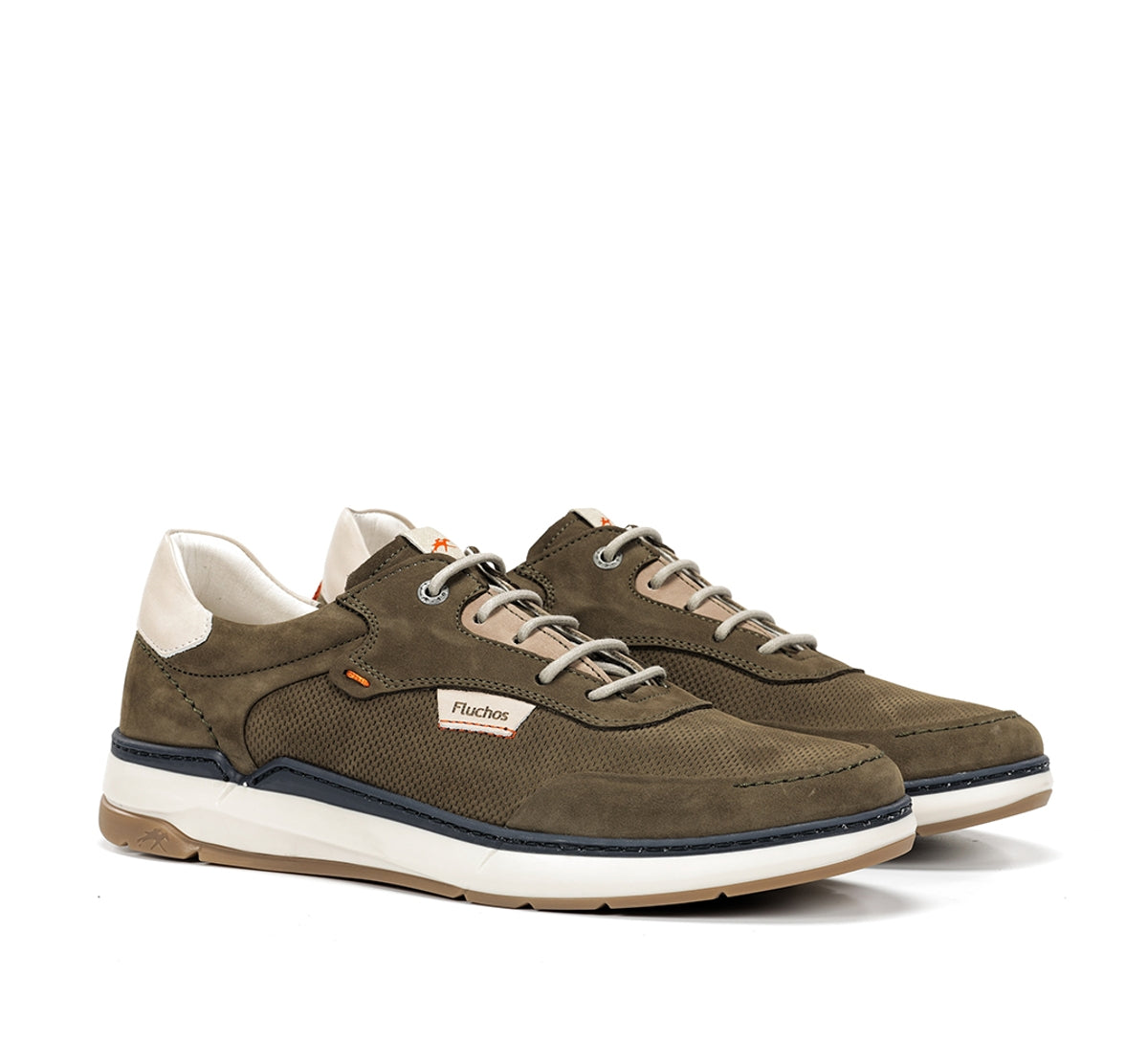 Fluchos Jeff F2210 chaussures homme vertes lacets