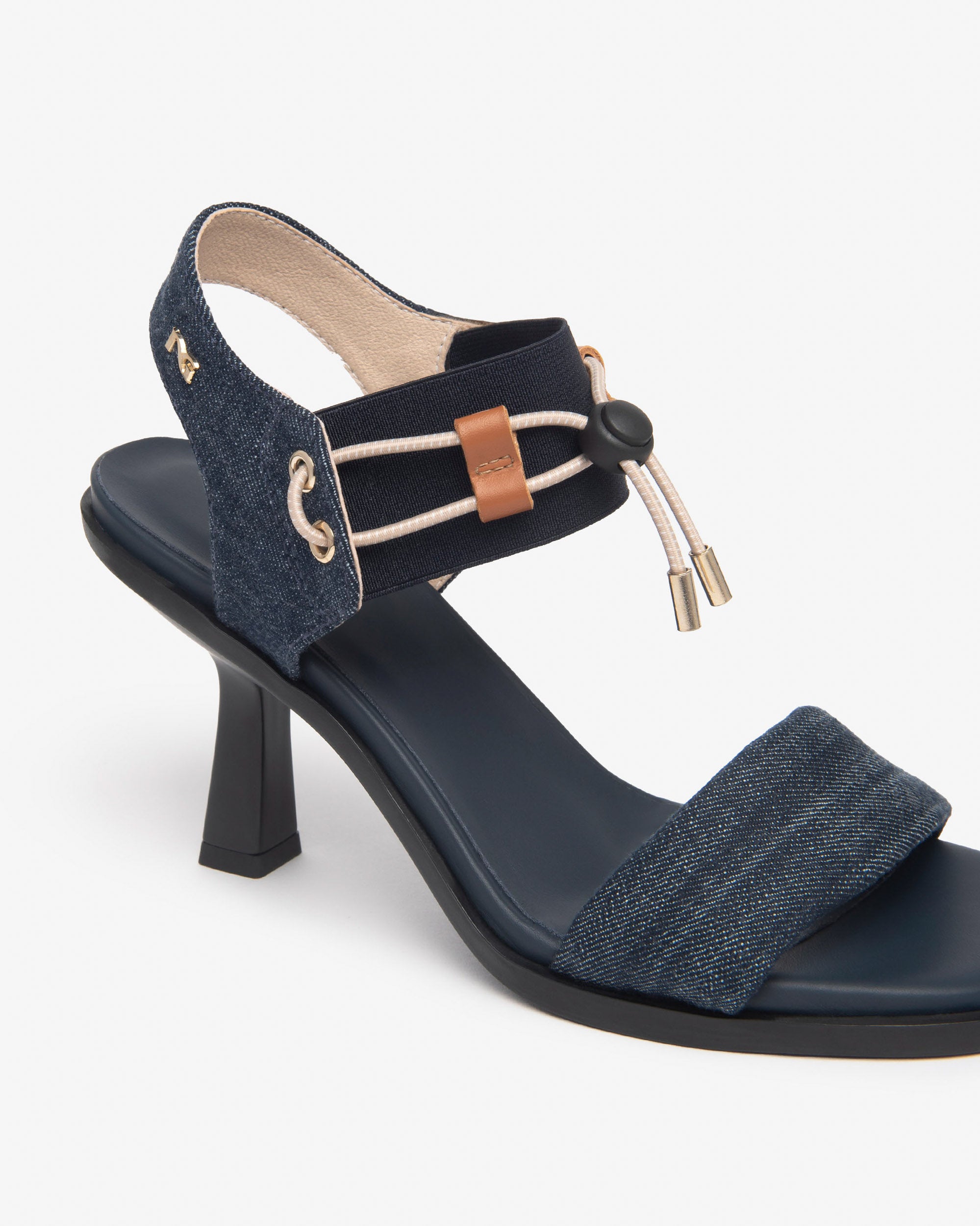 Nero Giardini Sandals sandales cuir femme tissu