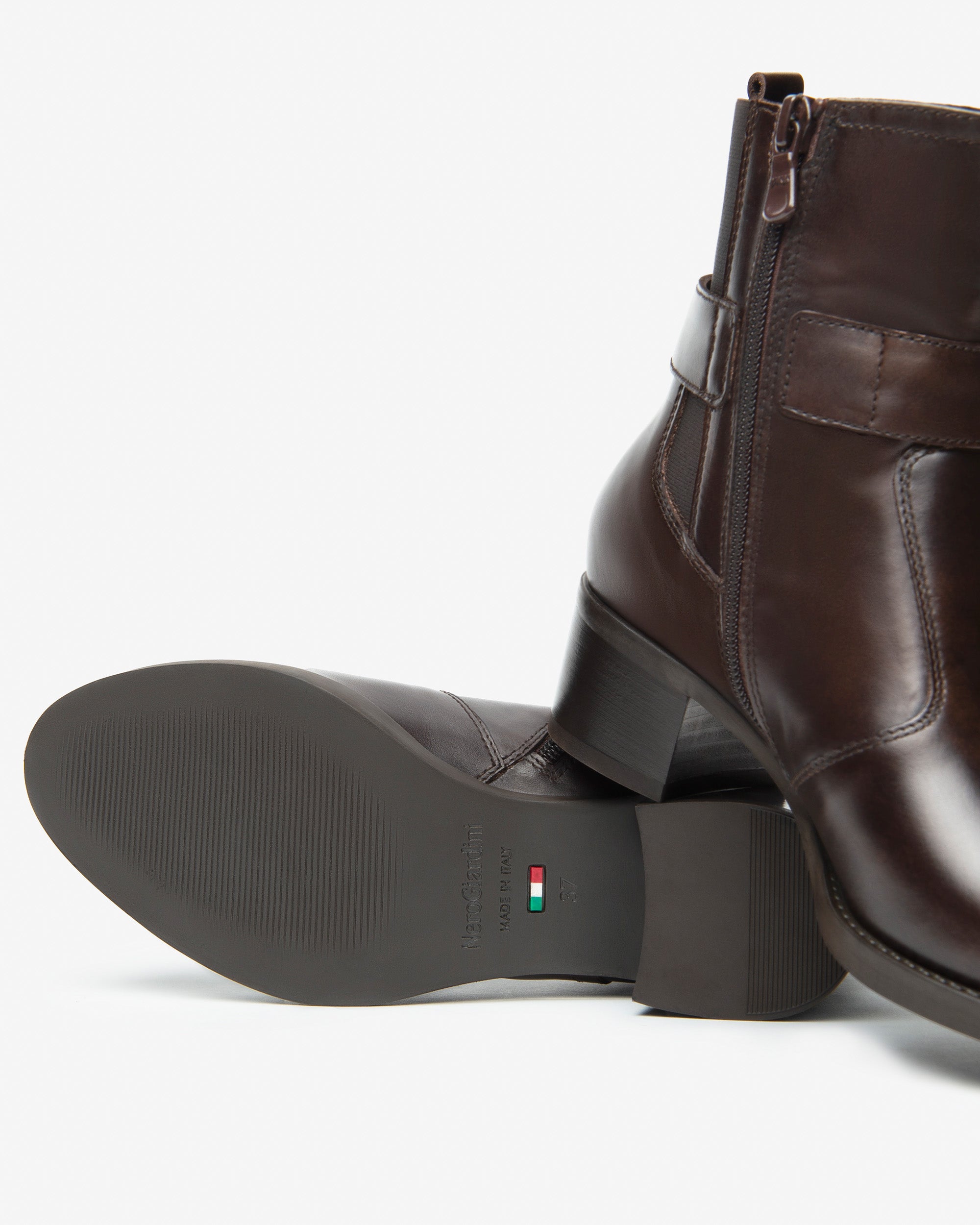 Nero Giardini bottines cuir tissu femme hiver