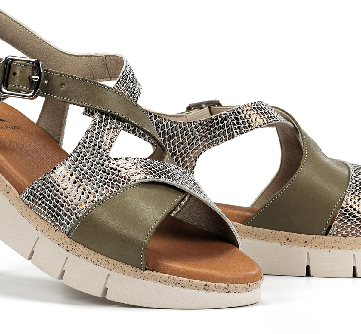 Dorking Klau D9485 sandales femme vertes