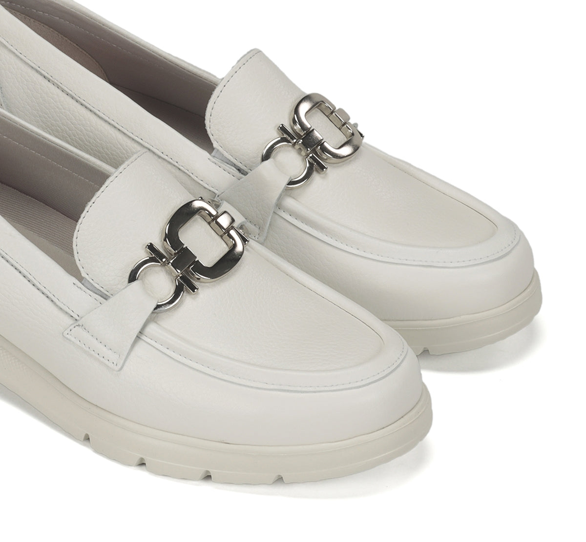 Fluchos Gladis F2282 mocassin blanc femme