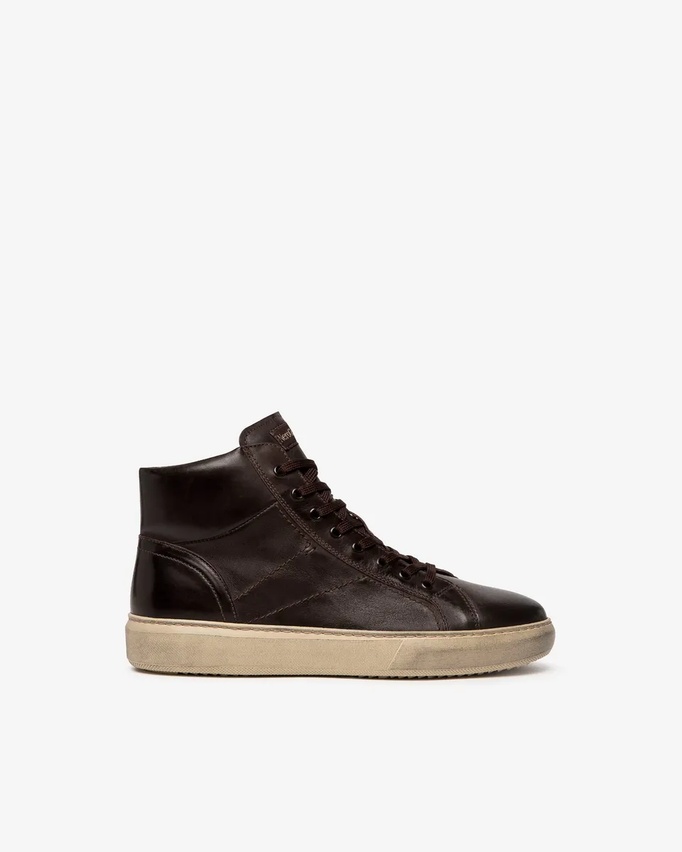 Nero Giardini Sneakers Basket Montante Cuir Homme
