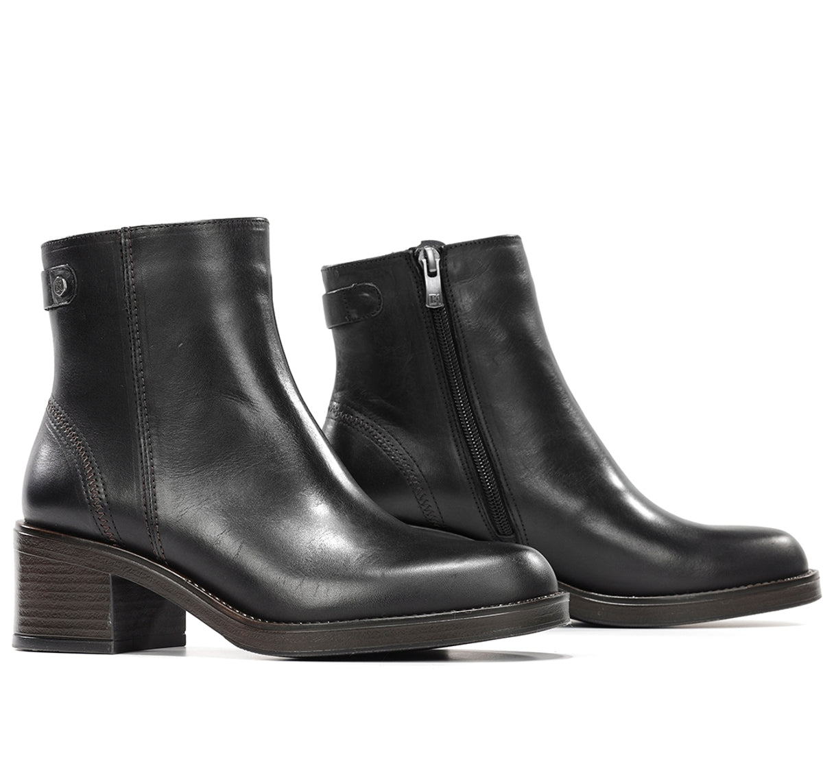Dorking by Fluchos Linet D9802 bottines noires femme cuir