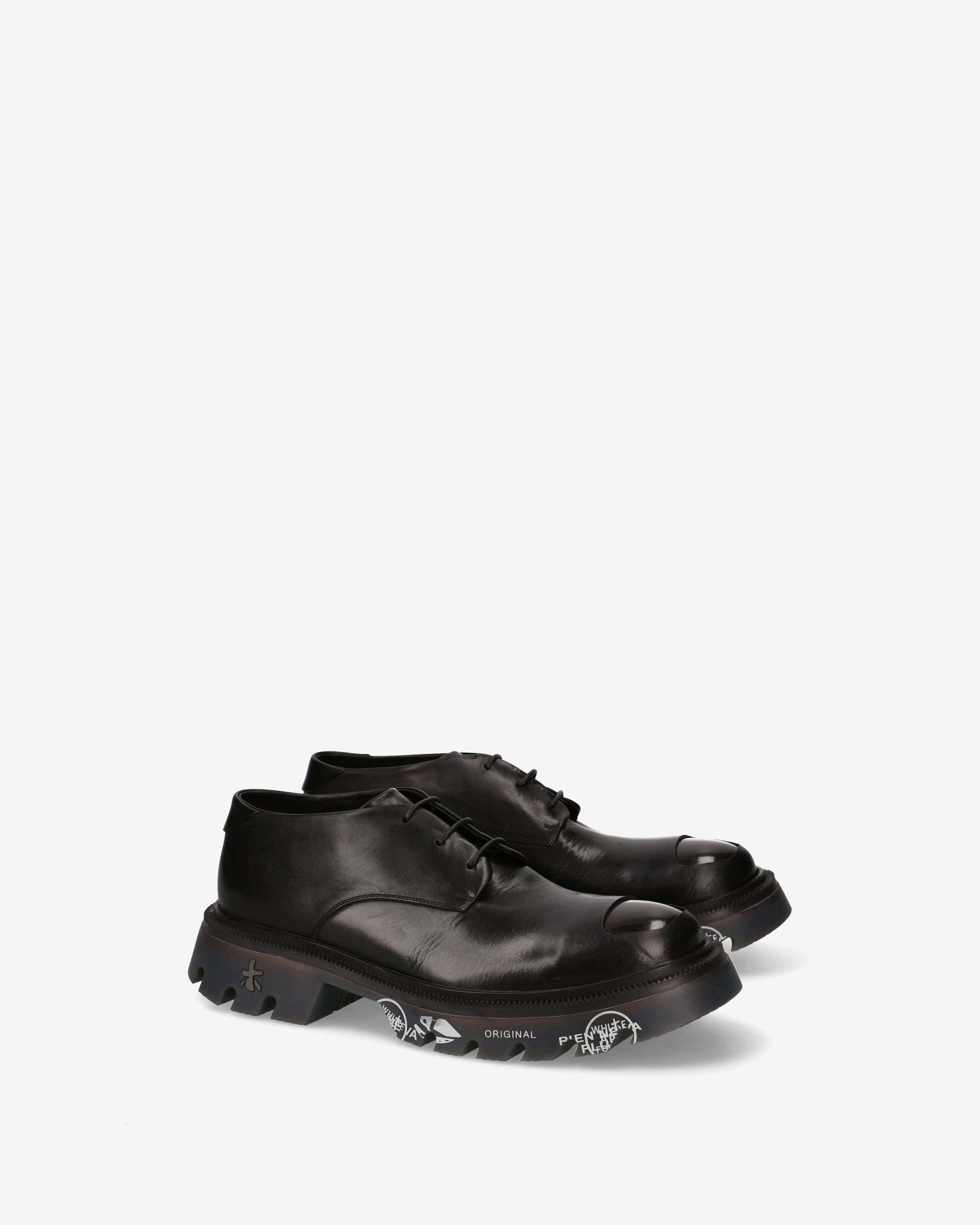 Premiata Peckham 454 sneakers cuir noir pointure 44