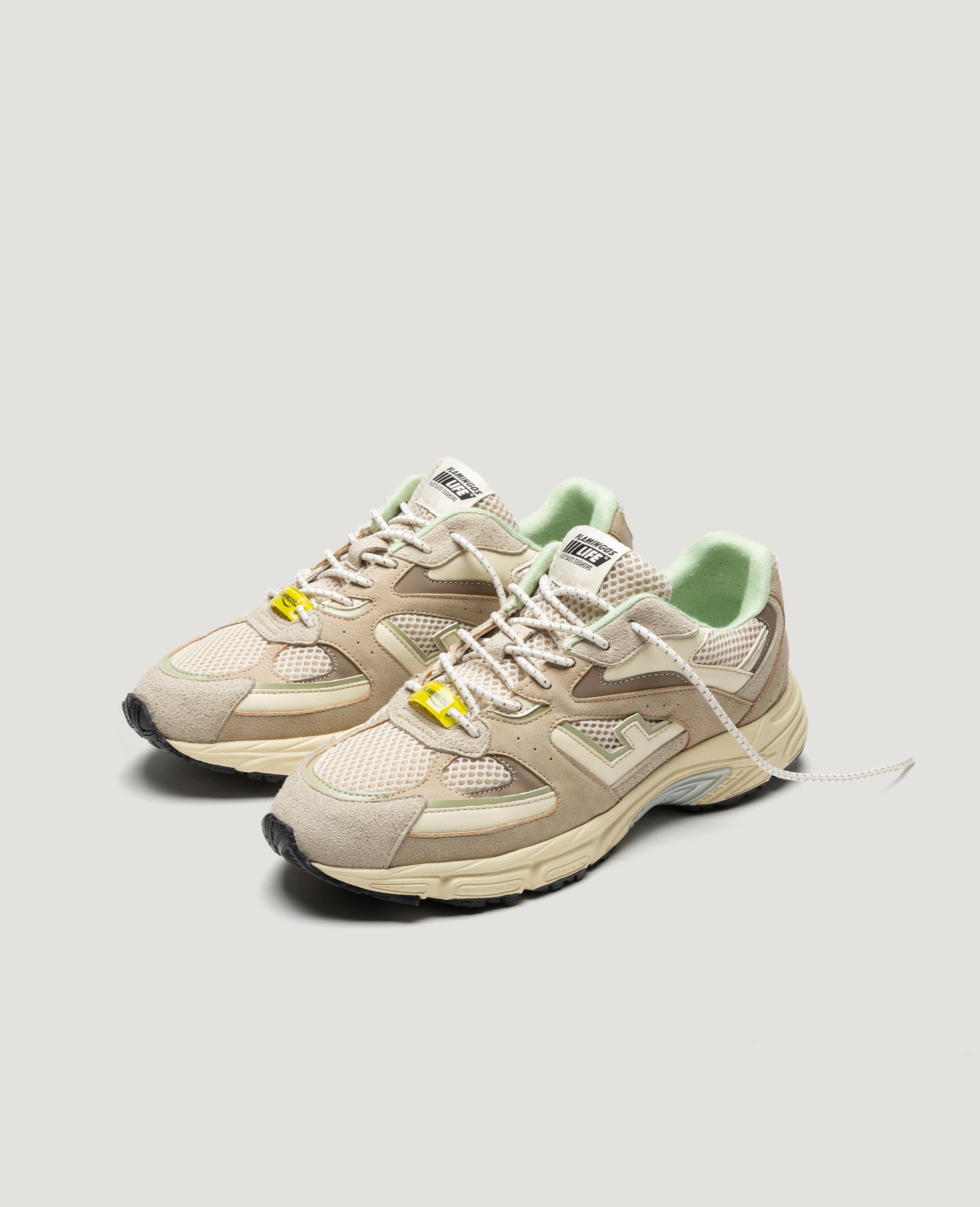 Flamingos Life Wairoa sneaker vegan stone matcha