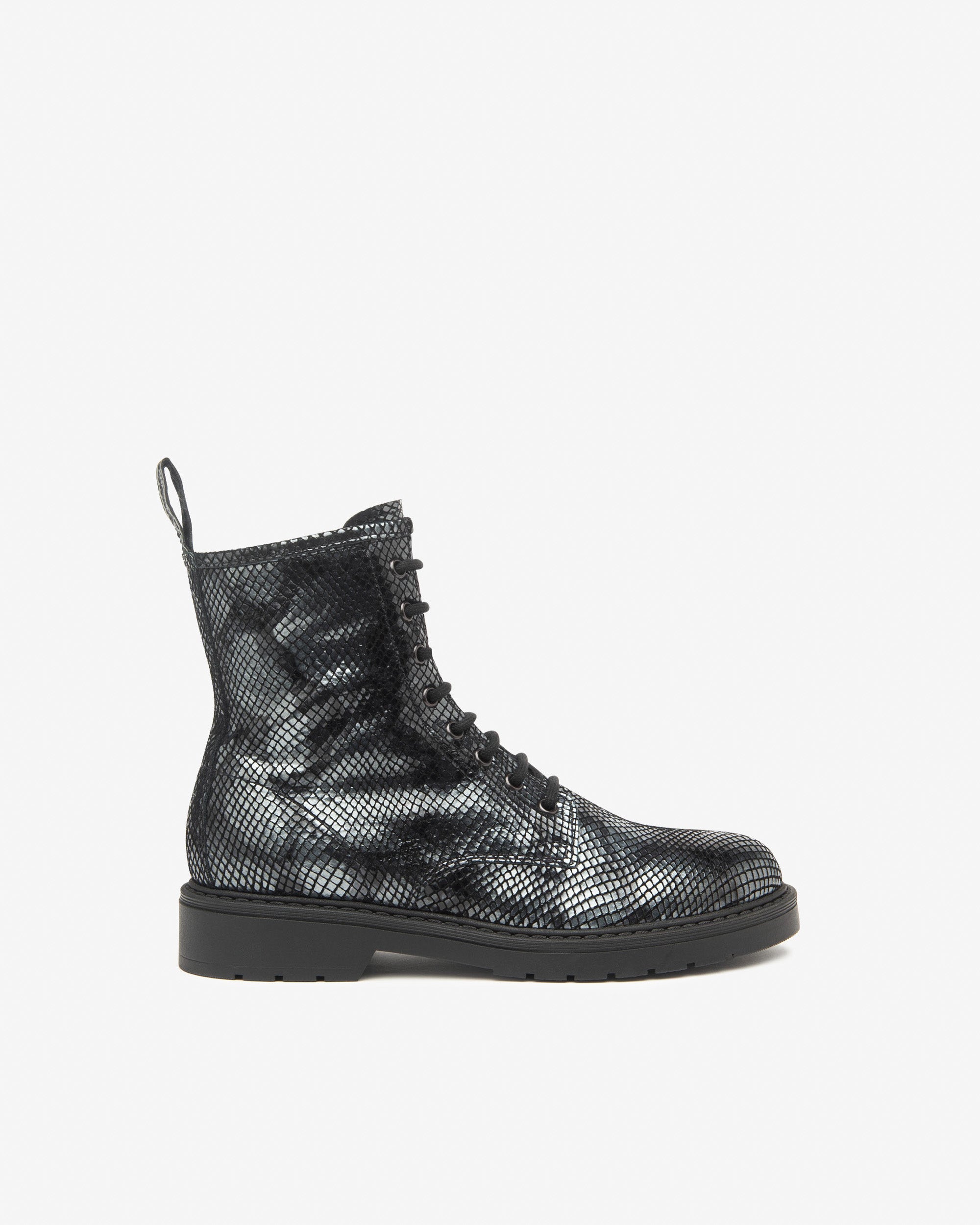 Nero Giardini Combat Boots rangers cuir talon 30 mm