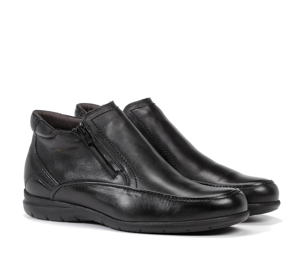 Fluchos Luca 87830 bottines homme noir cuir confort