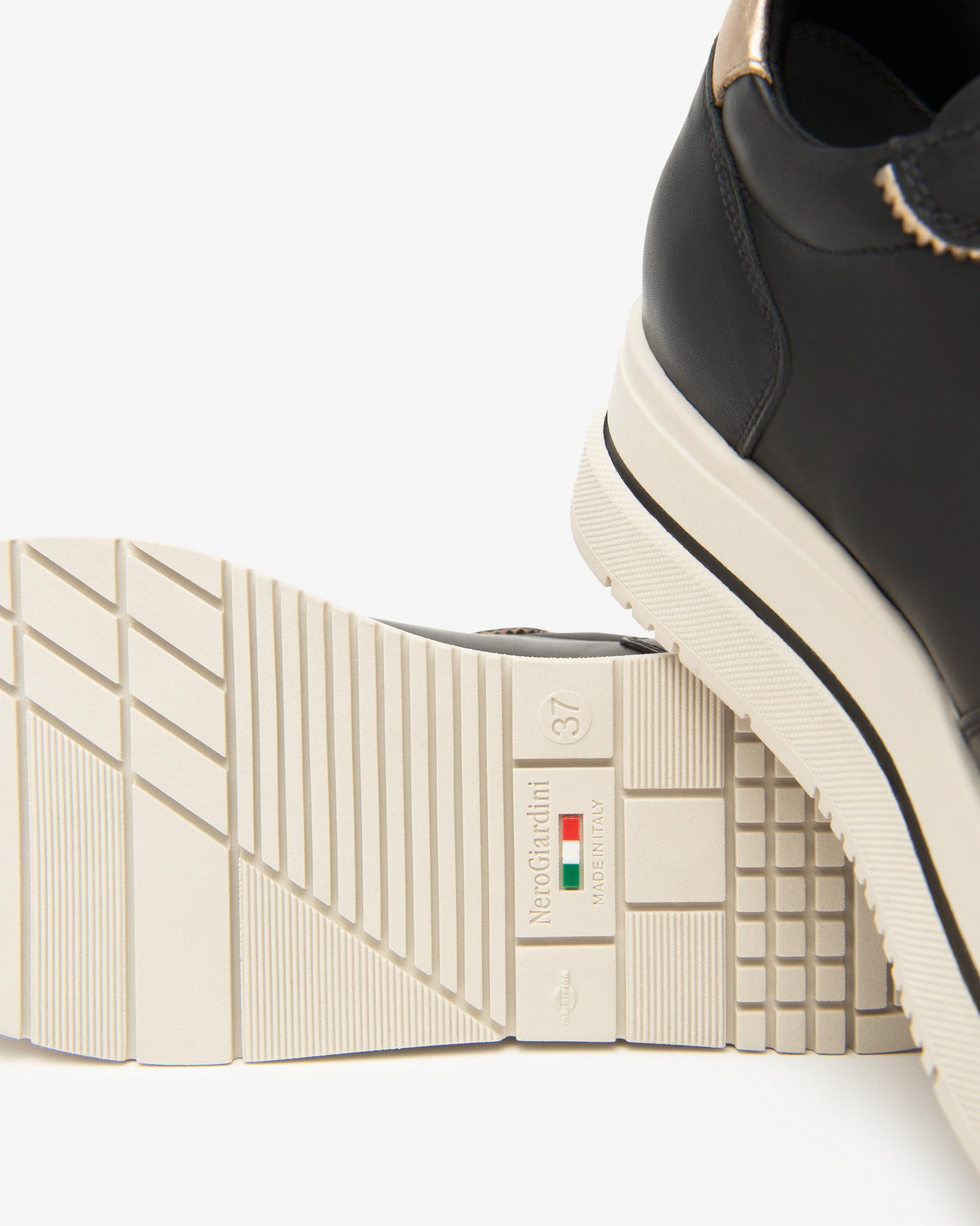 Nero Giardini Sneakers Baskets Cuir Femme Memory