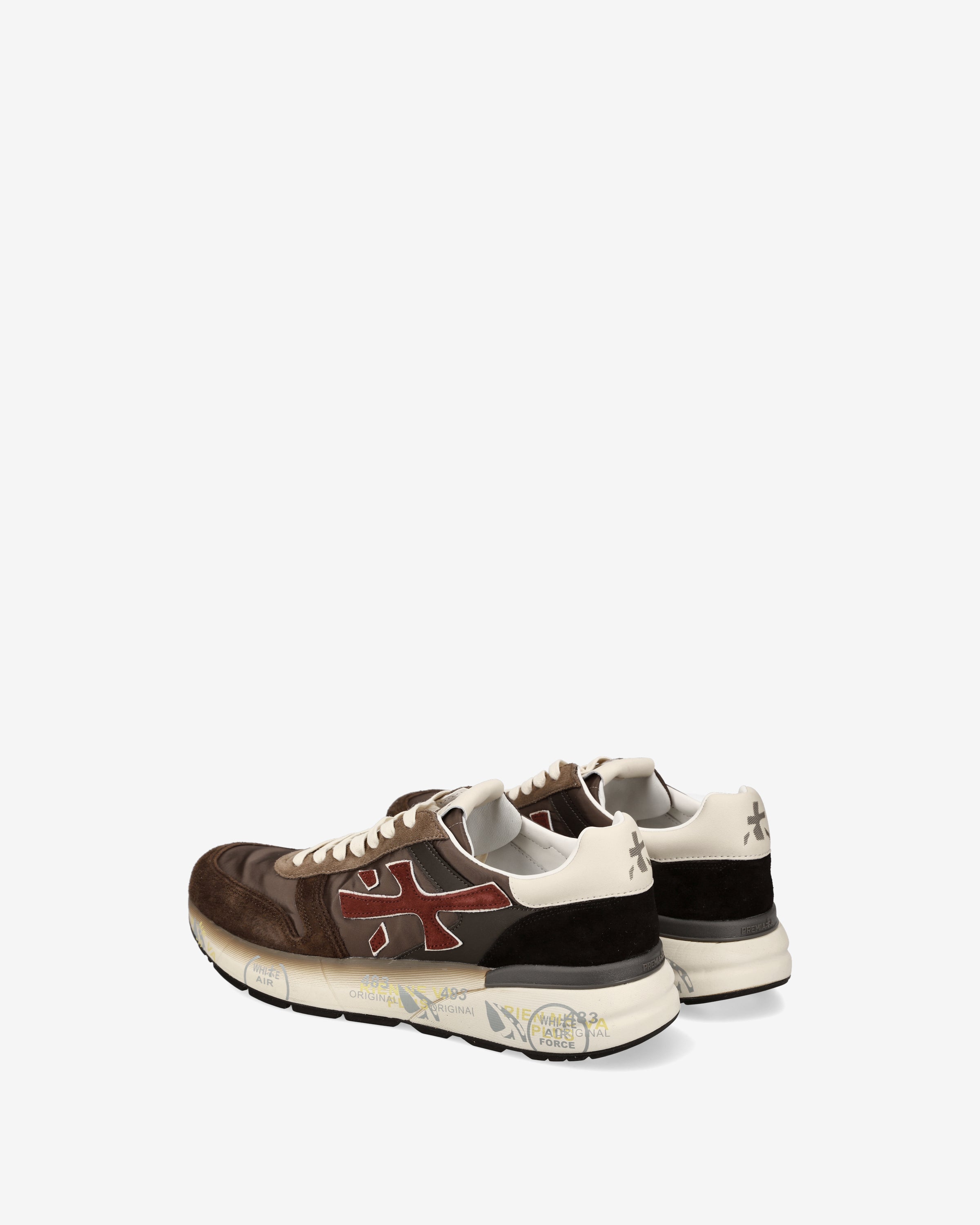 Premiata Mick 7714 baskets homme marron daim