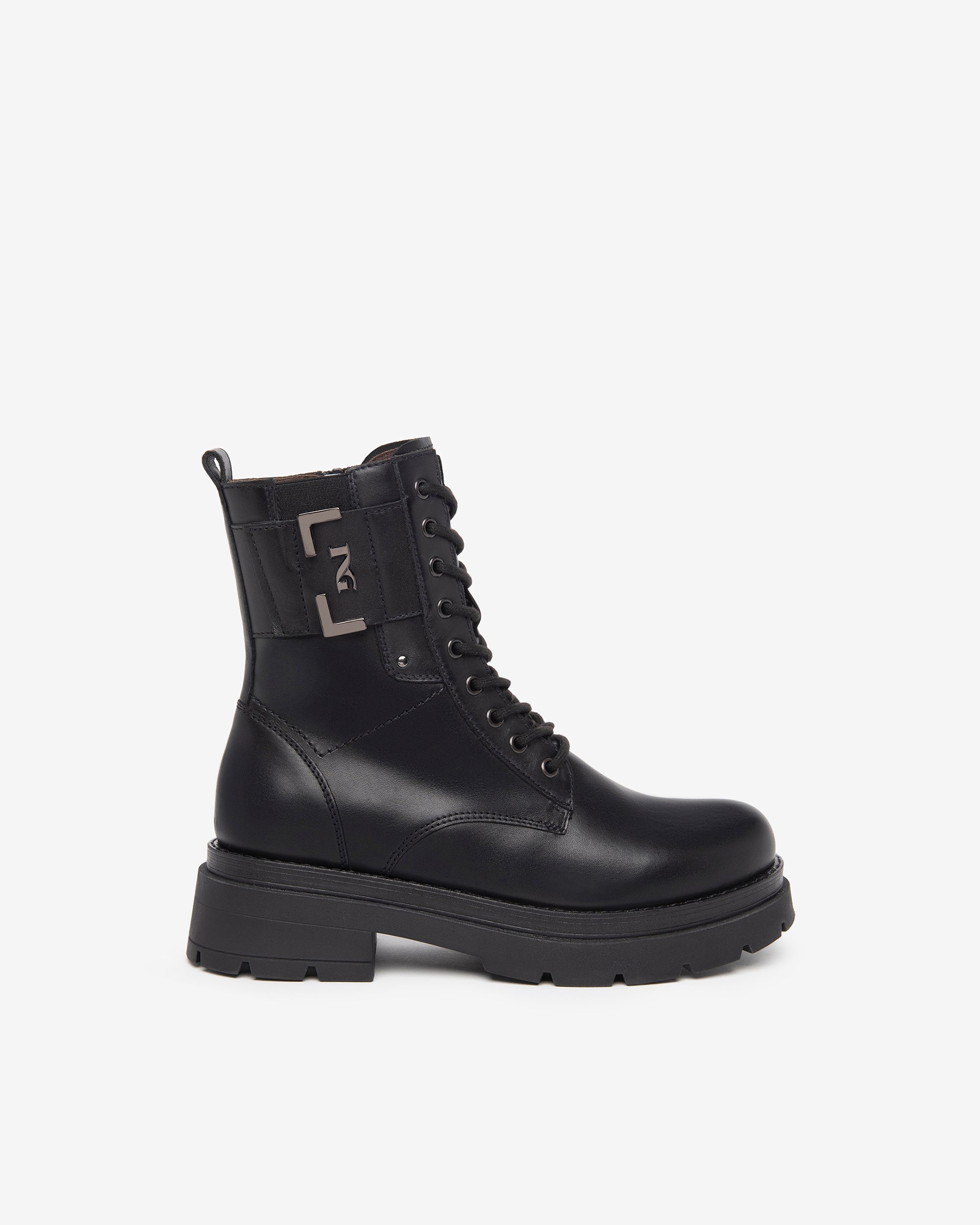 Nero Giardini Combat Boots rangers femme cuir hiver