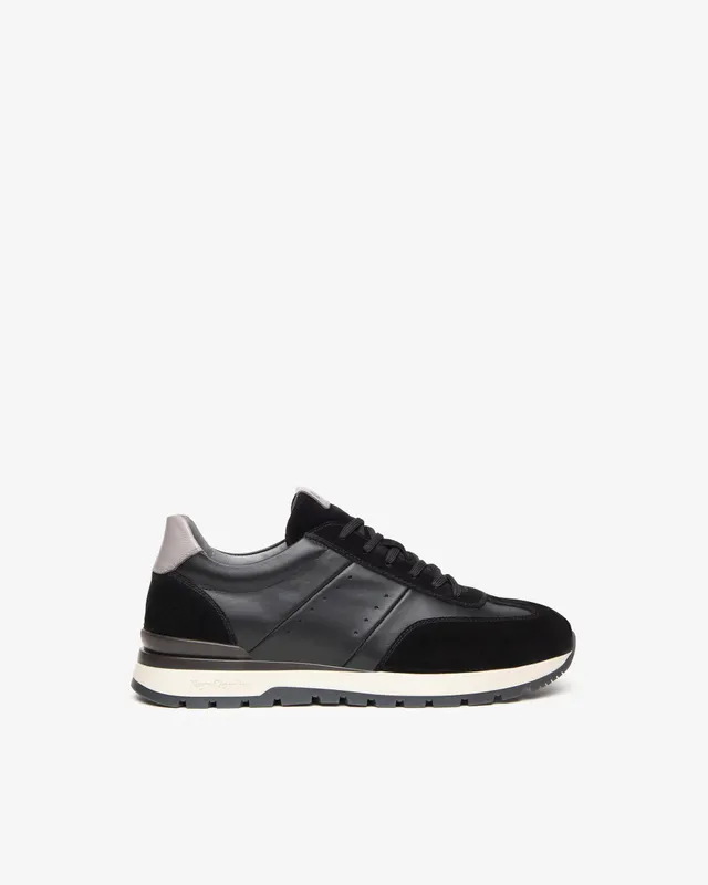 Nero Giardini Sneakers baskets cuir homme daim