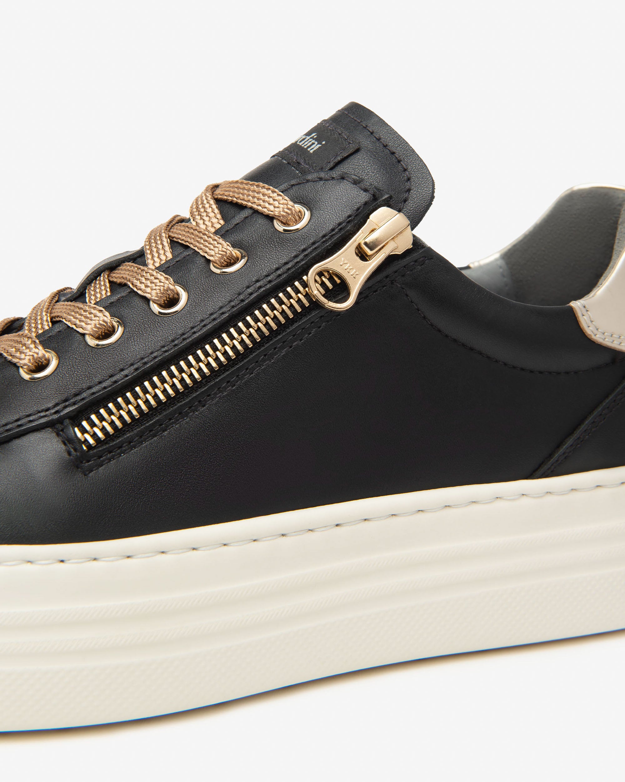 Nero Giardini Sneakers baskets cuir femme tissu technique