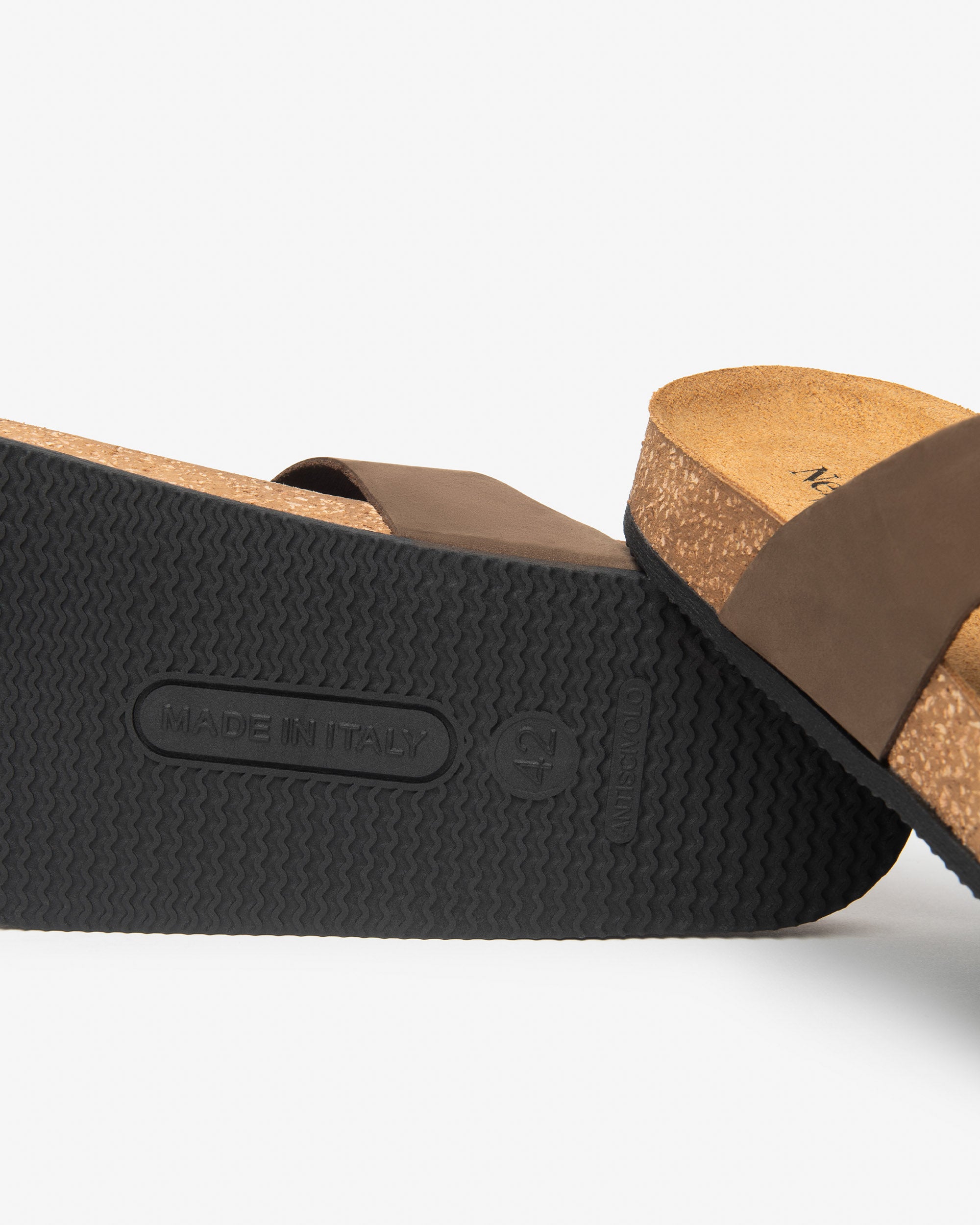 Nero Giardini Slippers claquettes cuir homme 39-46