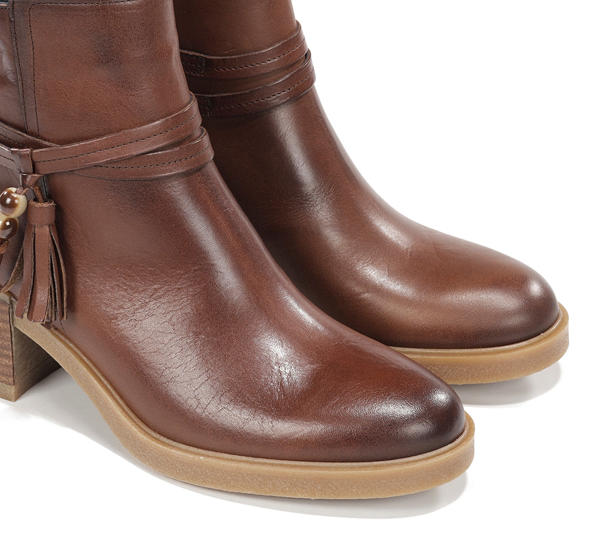 Dorking Aroma D9756 Bottines Marron Femme Cuir