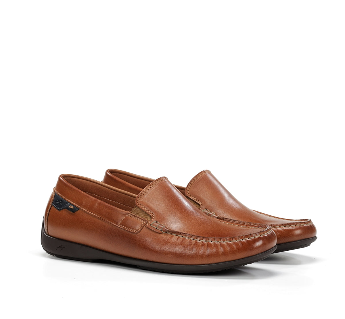 Fluchos Samoa F2208 mocassin marron homme souple