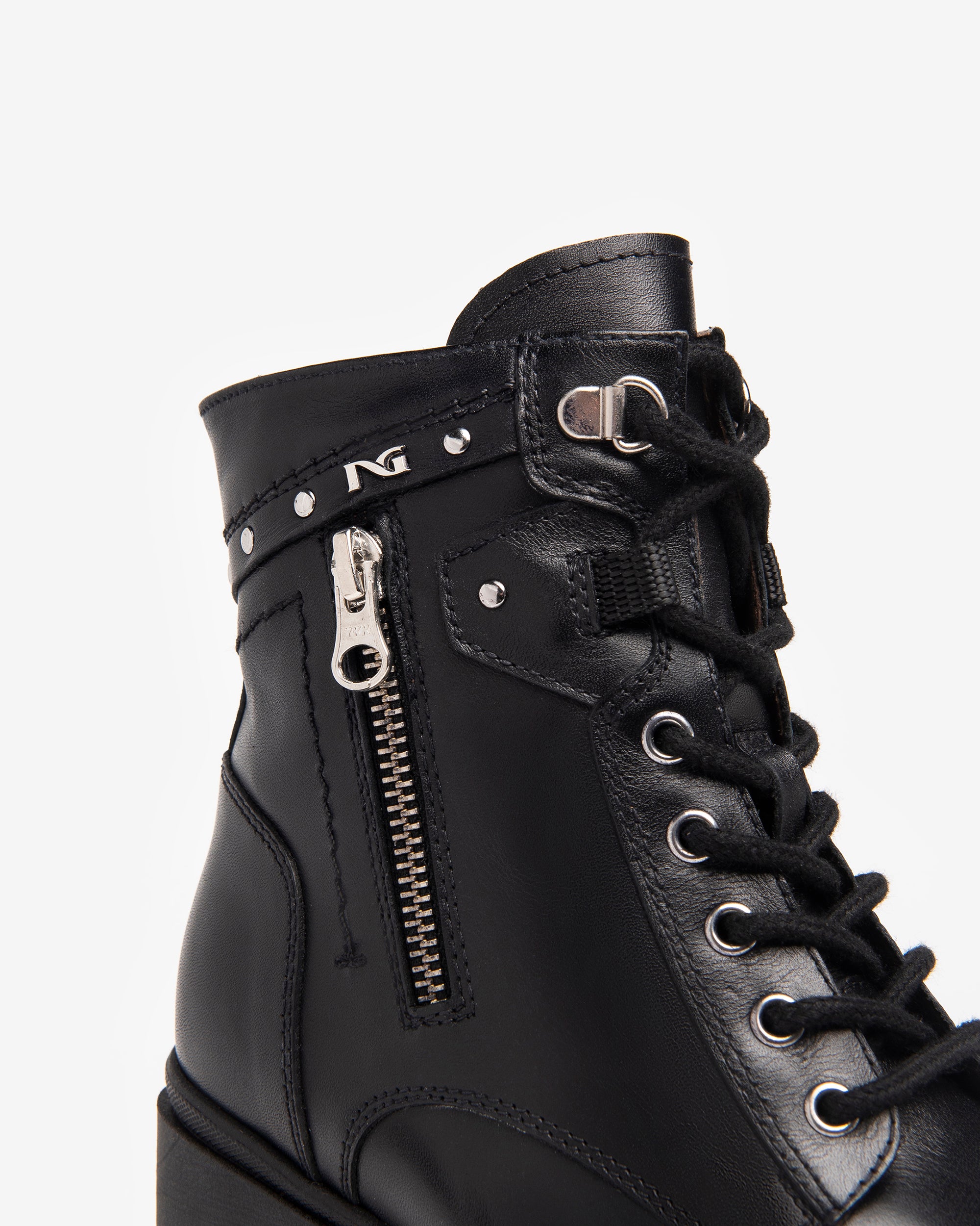 Nero Giardini Combat Boots Rangers Femme Cuir 38