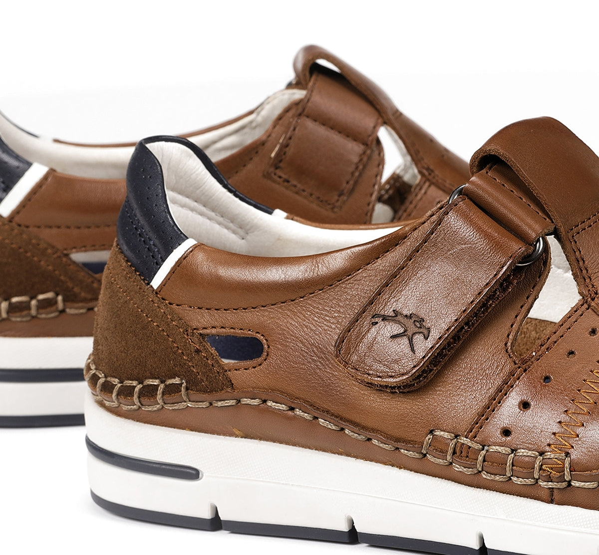 Fluchos Yannic F1444 sandale homme marron cuir