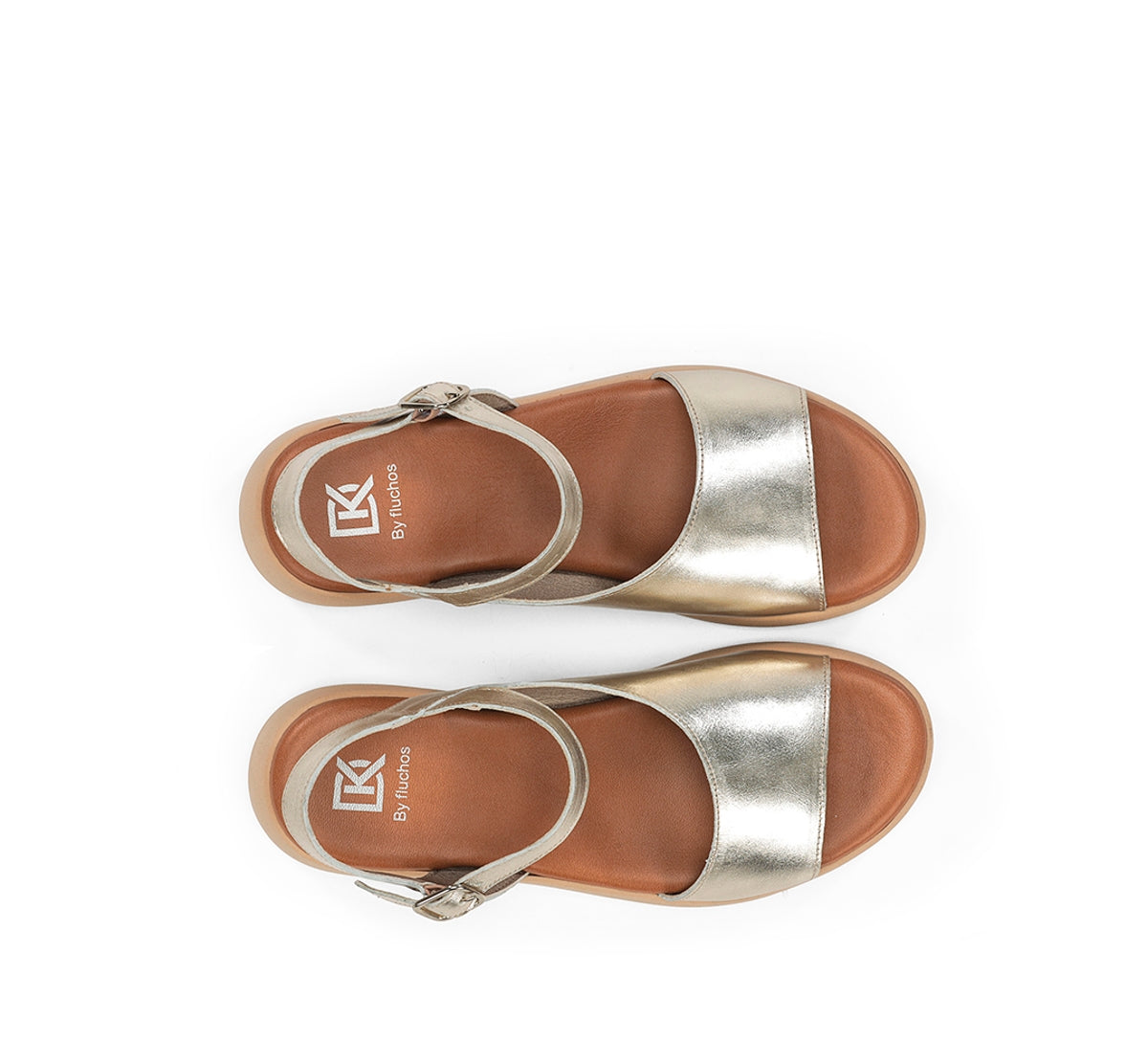 Dorking Gandia D9463 sandales doré femme boucle