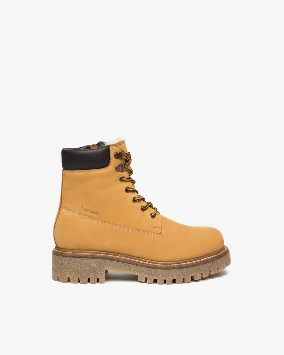 Nero Giardini Combat Boots rangers femme cuir