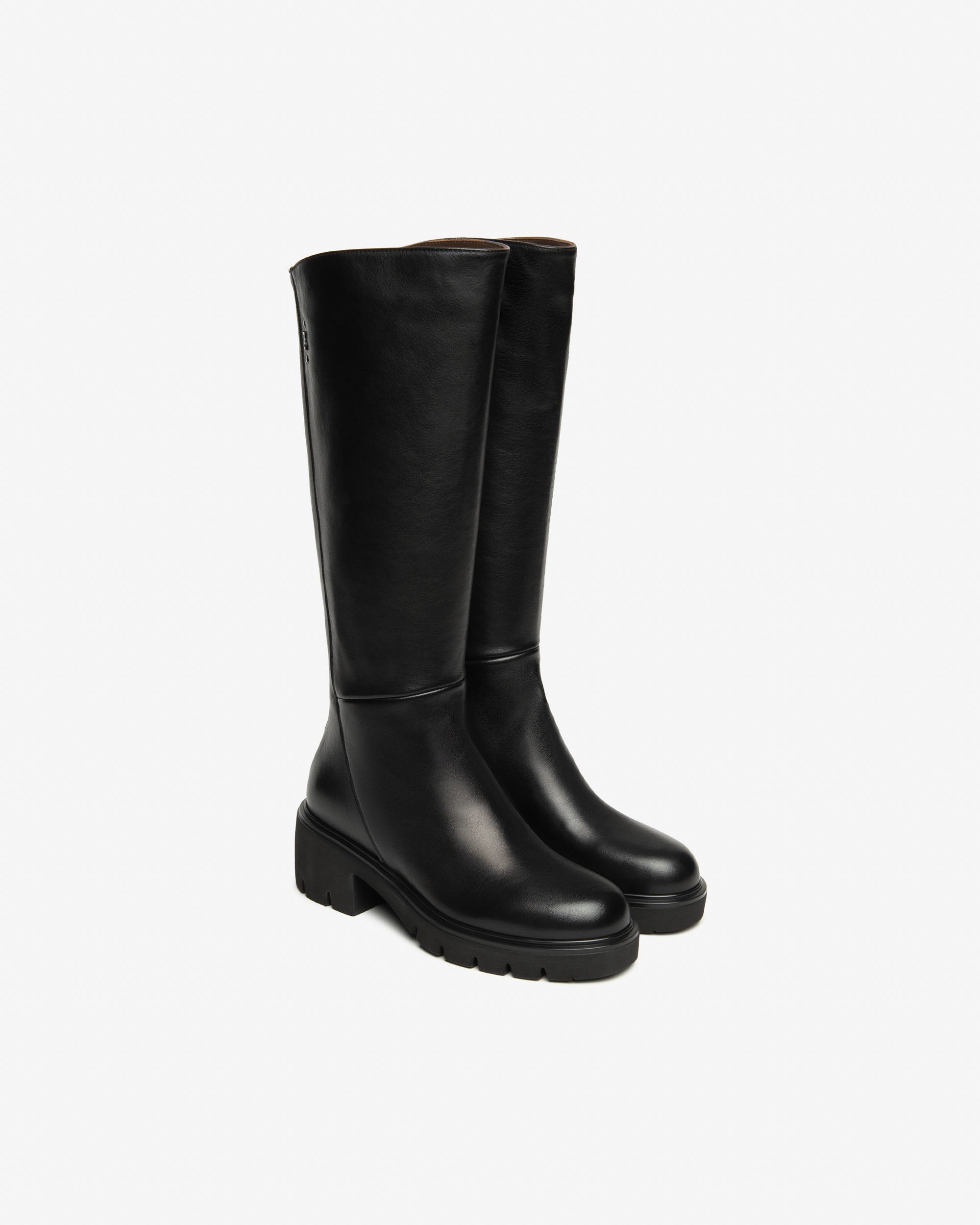 Nero Giardini Boots Bottes cuir femme noir pointure 38