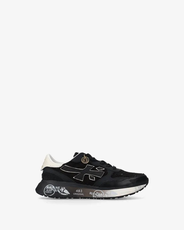 Premiata Lauryn 7803 baskets noir poney femme