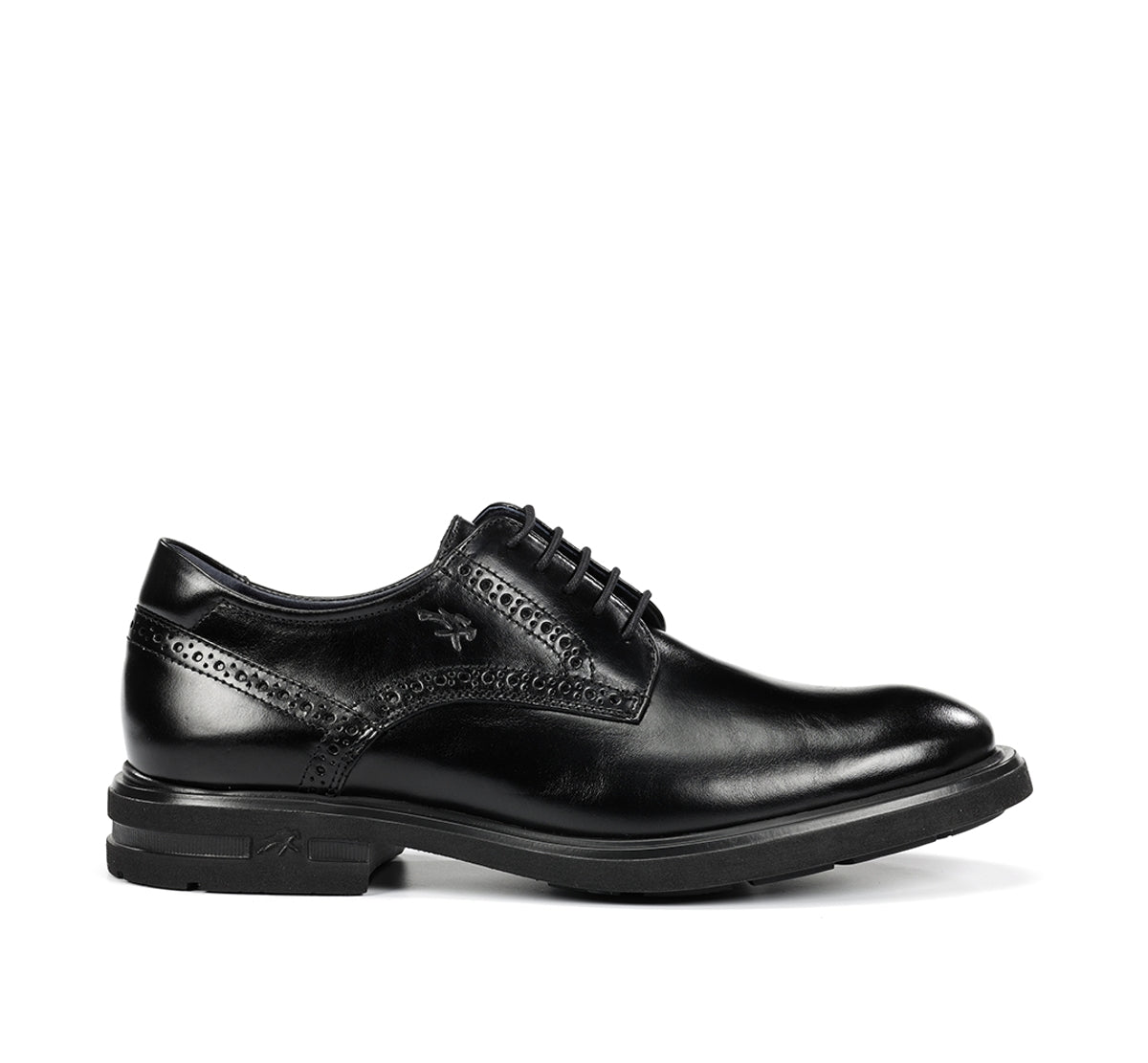 Fluchos Zapatos Belgas F0630 chaussures noires cuir