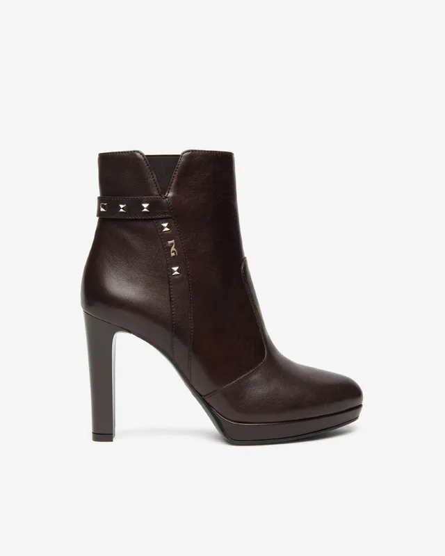 Nero Giardini Ankle Booties bottines femme cuir talon