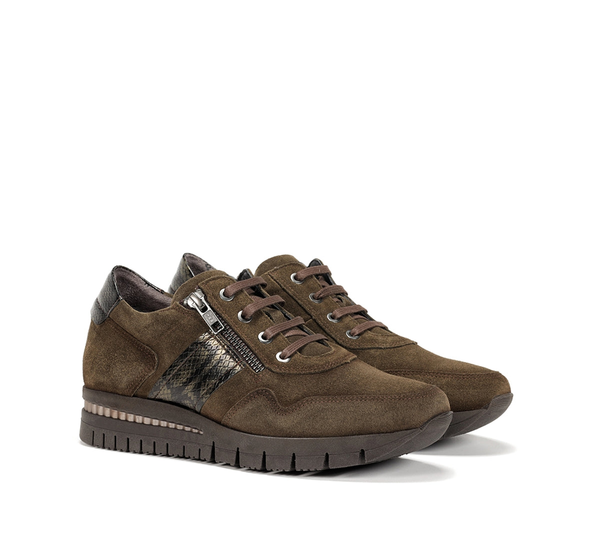 Fluchos Meryl F1619 baskets vert semelle crantée