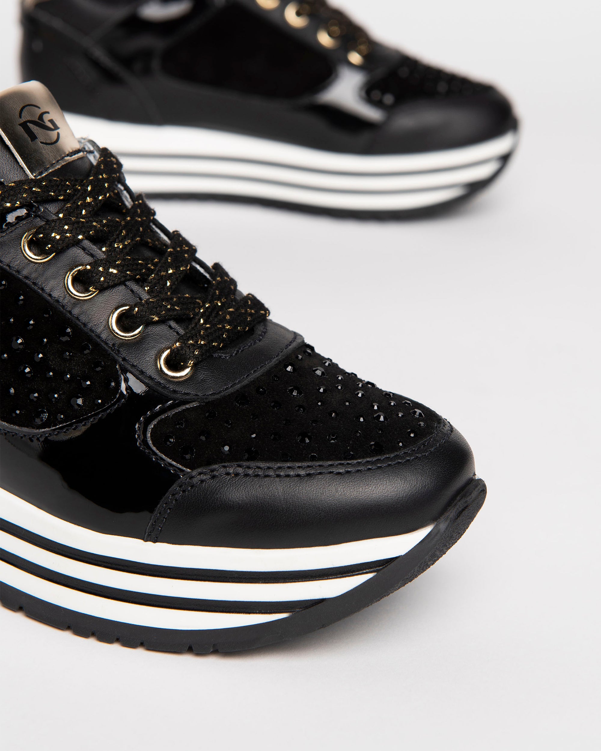 Nero Giardini Sneakers Baskets Fille Cuir Daim 36
