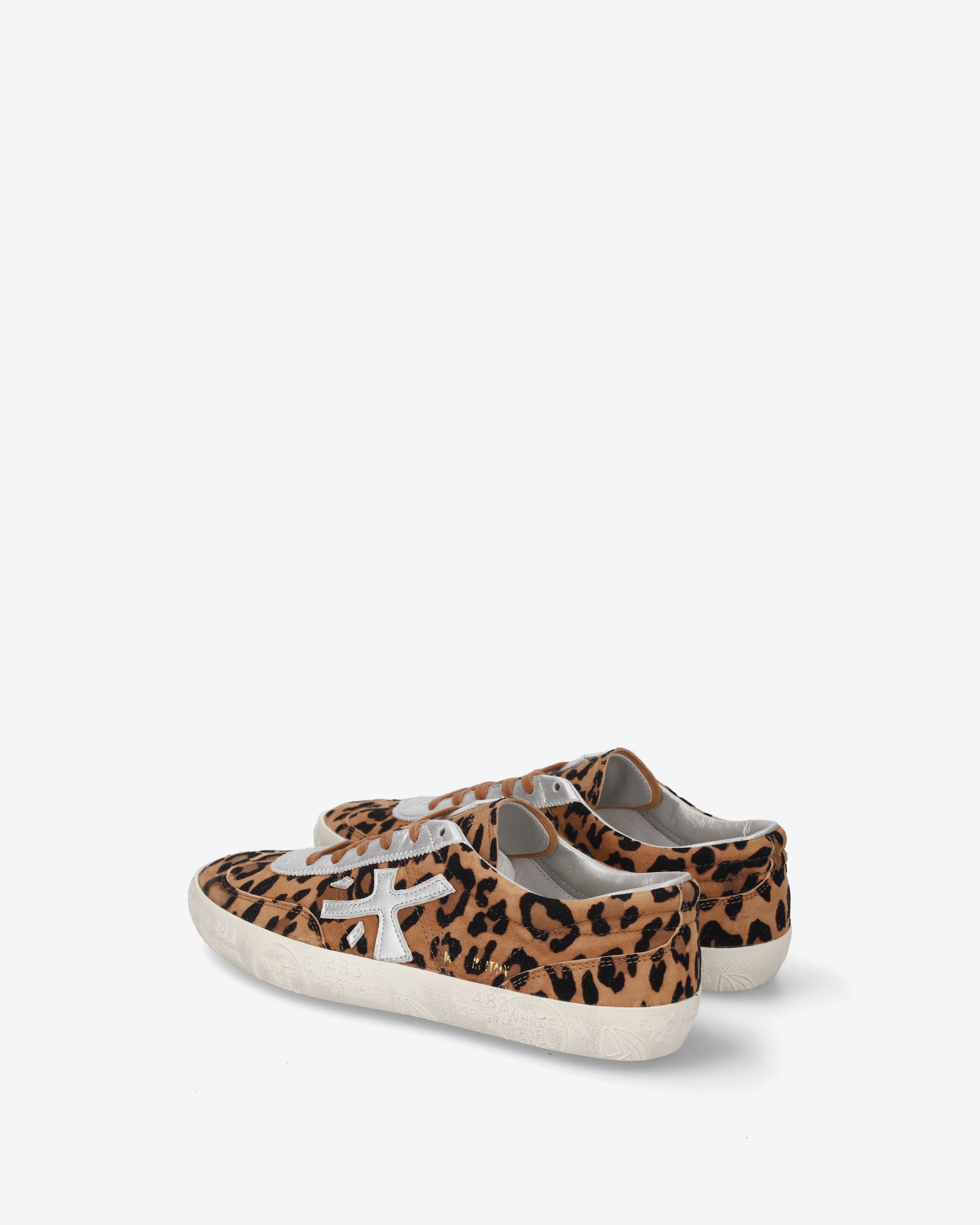 Premiata Davidd 8604 baskets beige animal