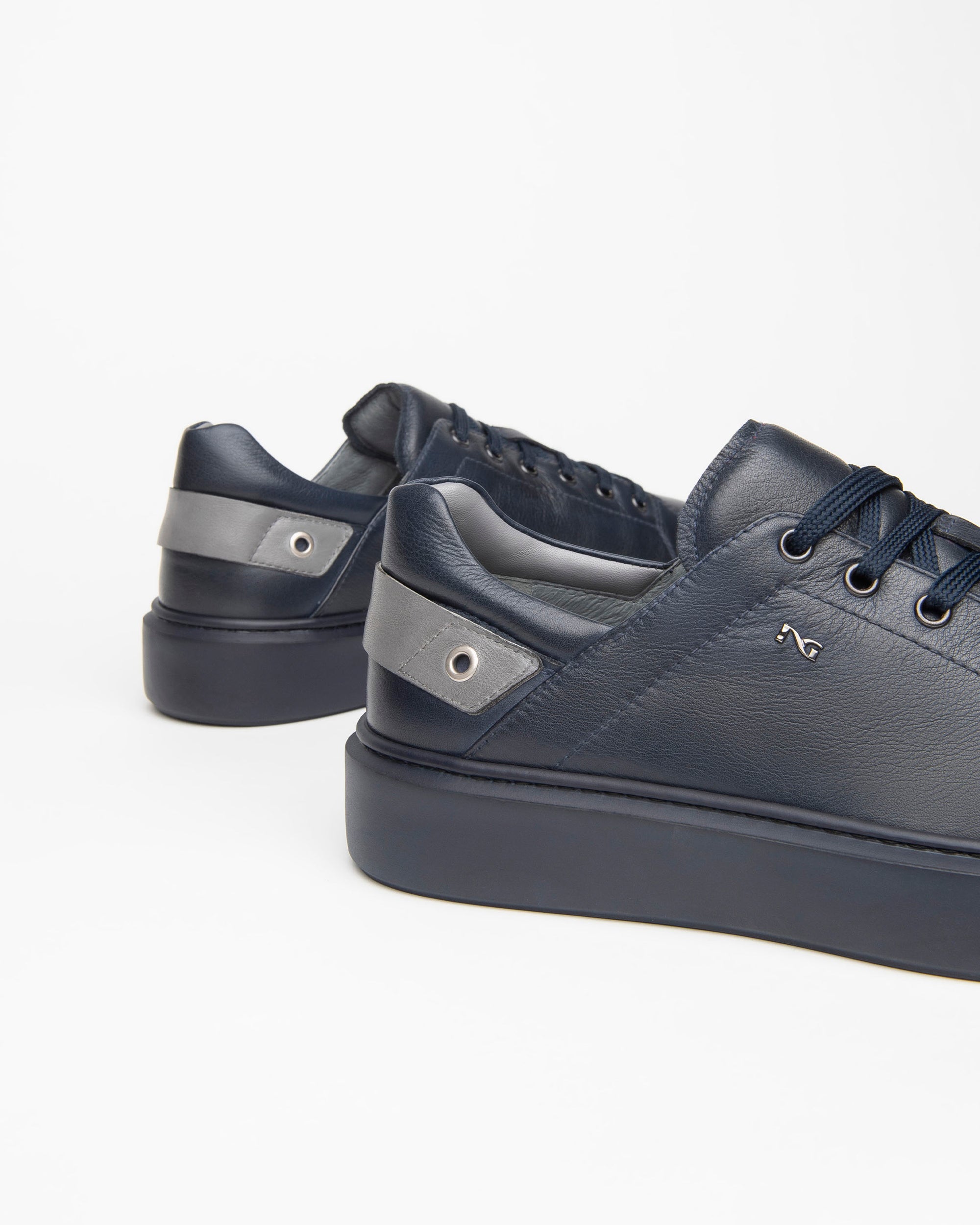 Nero Giardini Sneakers Baskets Cuir Homme Semelle EVA 4 cm