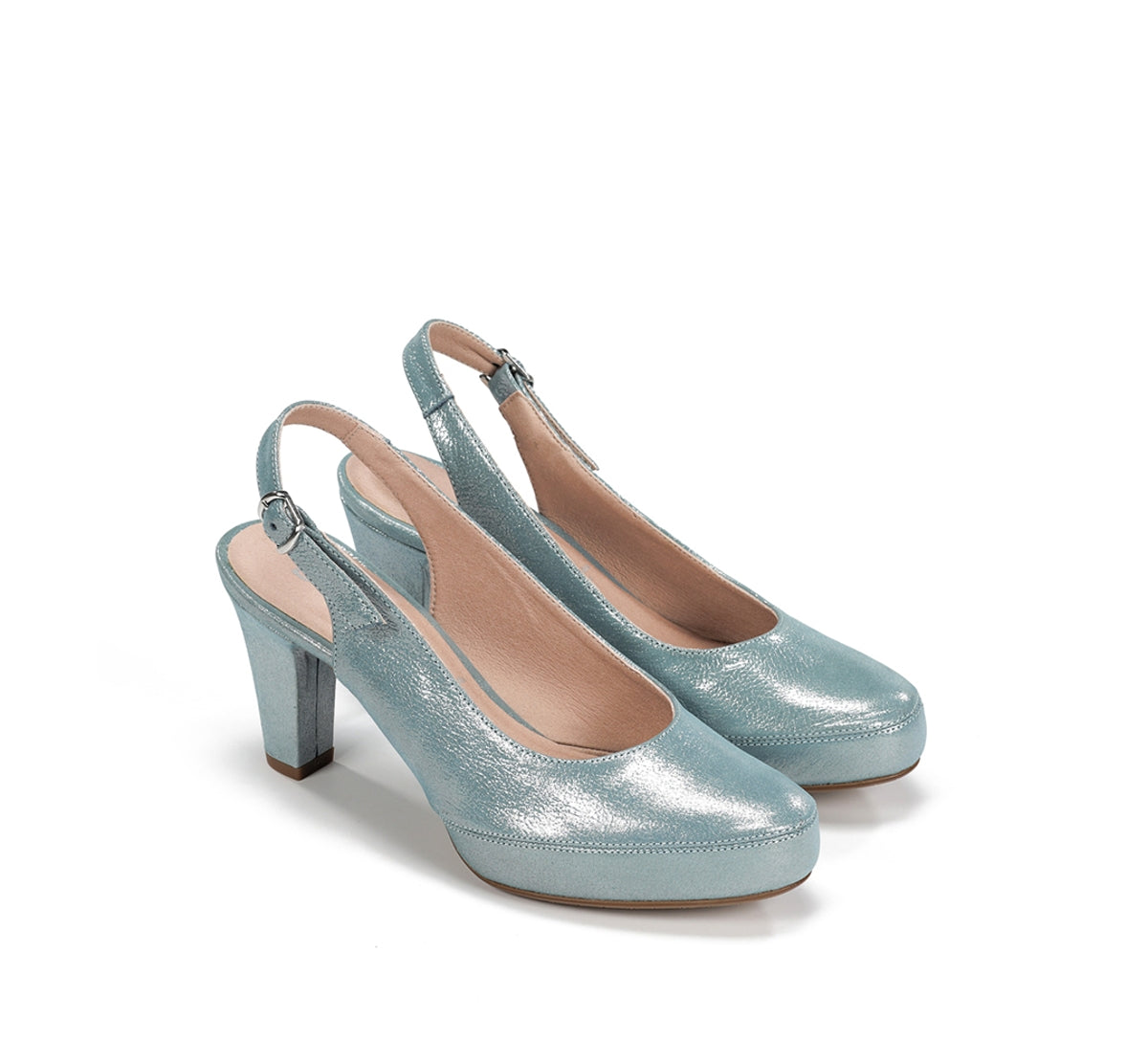 Dorking Blesa D5833 escarpins femme bleu cuir