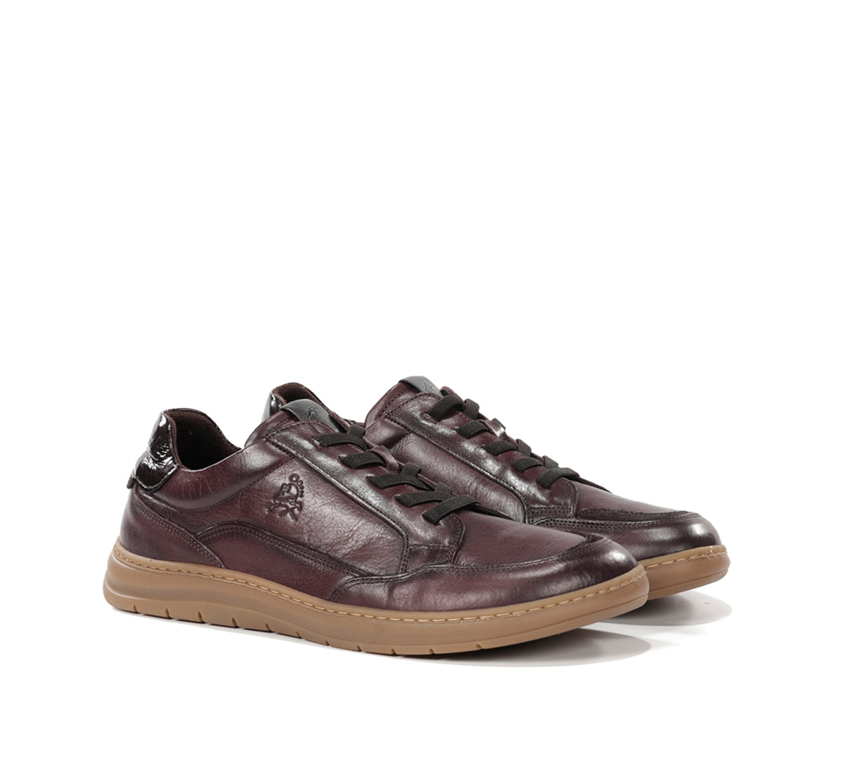 Fluchos Jungle F2552 baskets bordeaux femme cuir