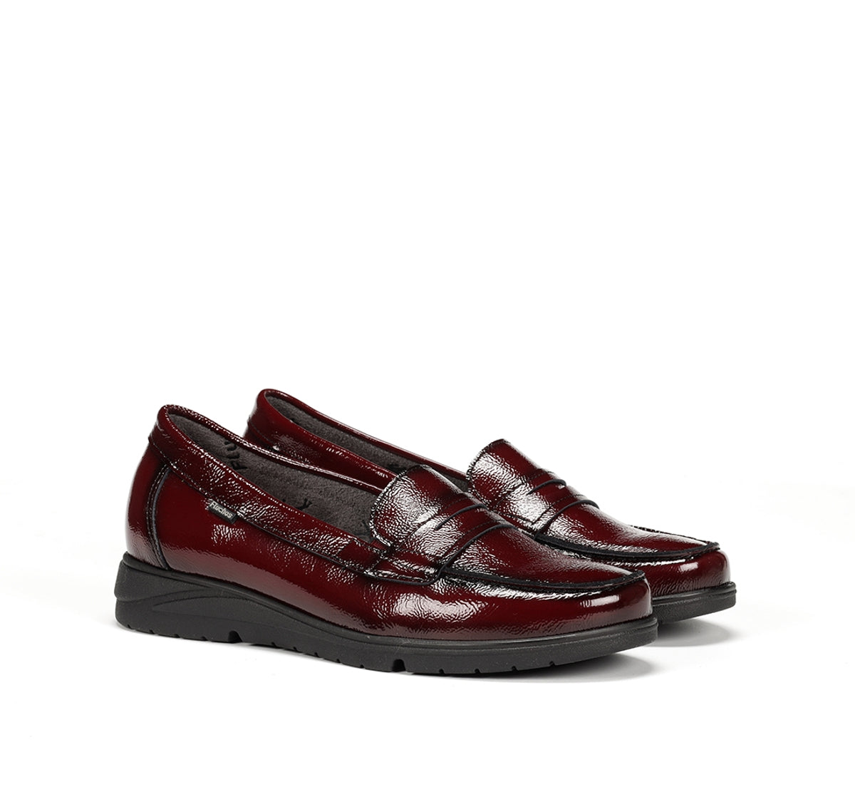 Fluchos Styll F1835 mocassins femme rouges cuir