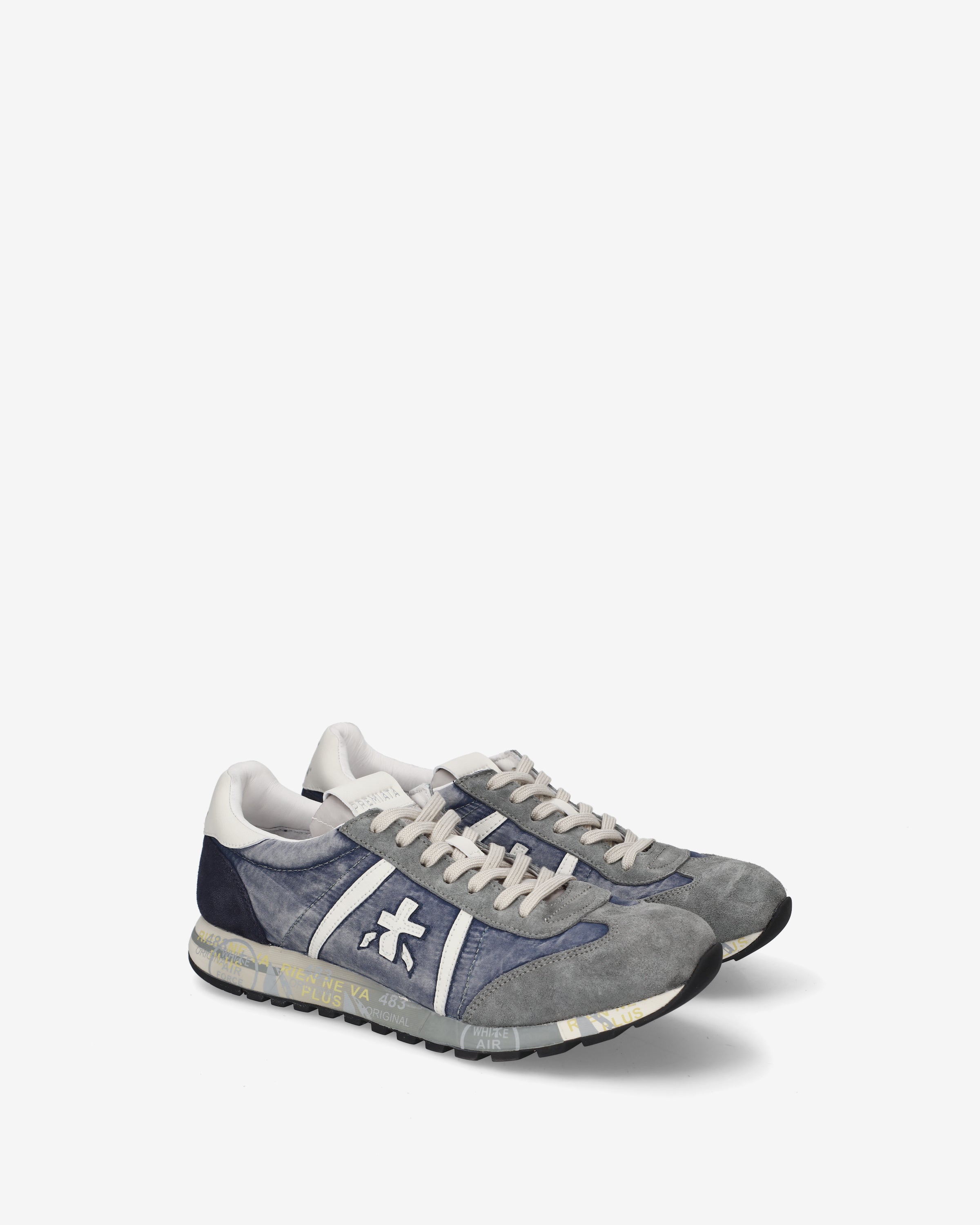 Premiata Lucy 8403 Sneakers Pointure 34 Daim Denim Bleu