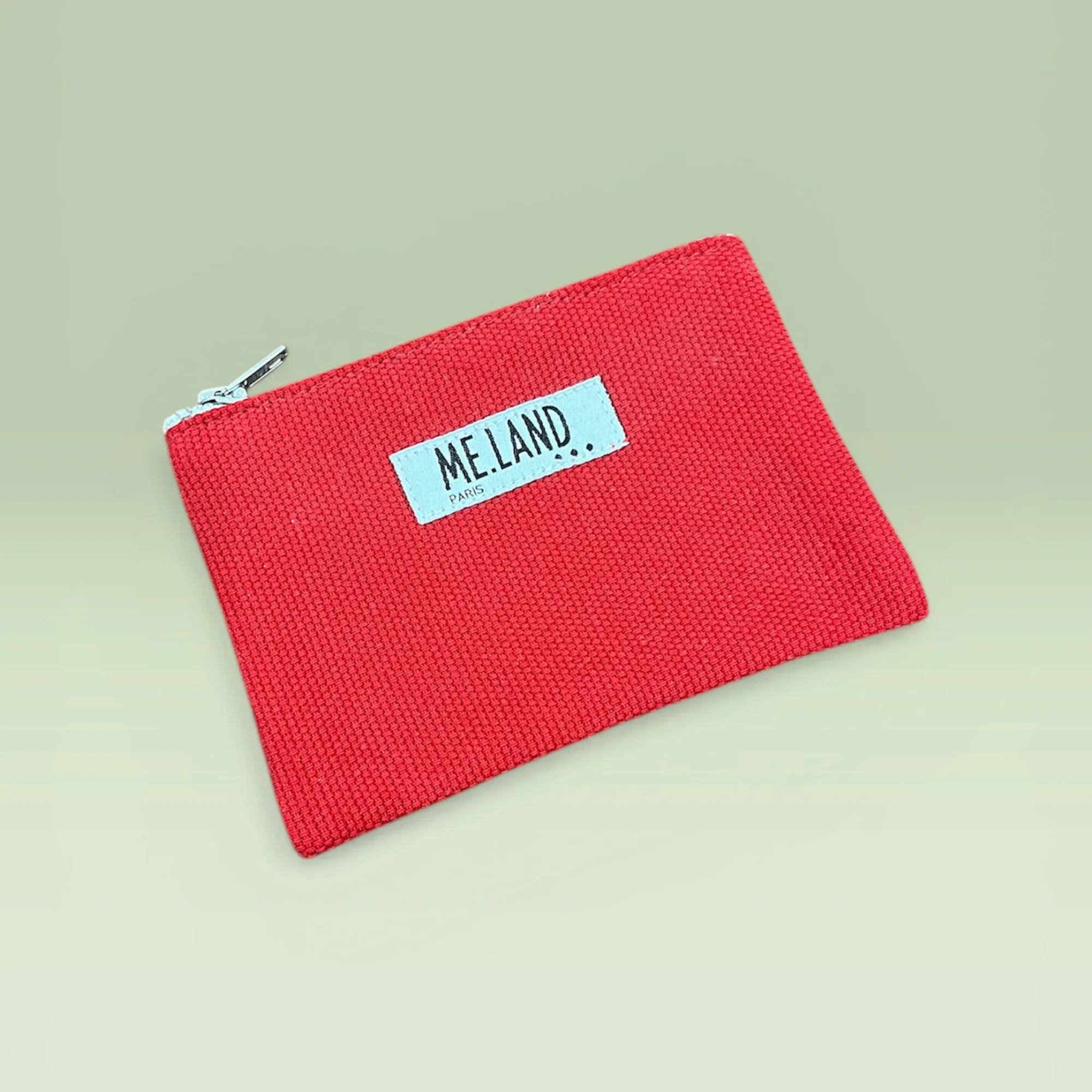 Me.Land mini pochette coton bio noir upcyclé