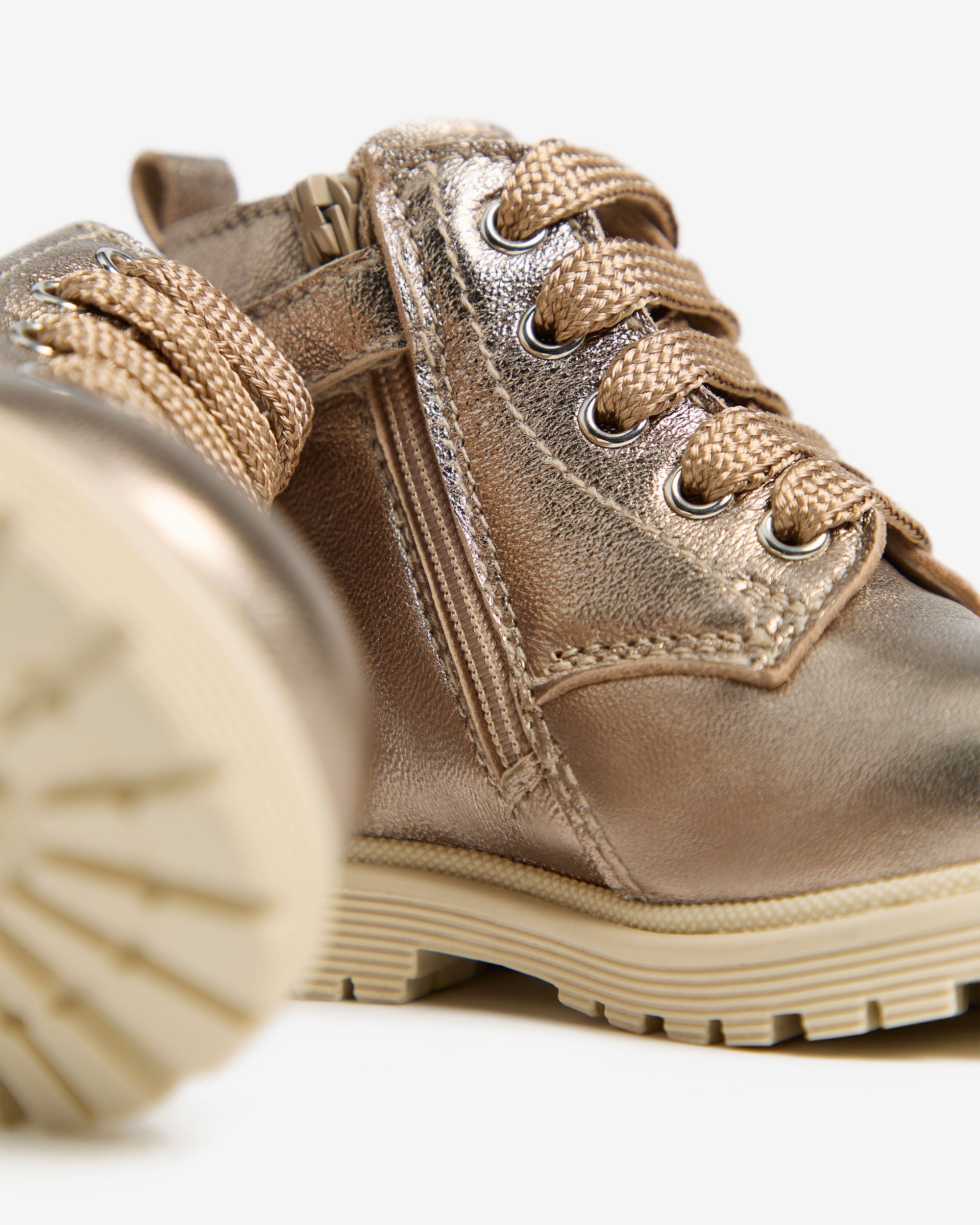 Nero Giardini Combat Boots cuir verni fille 19-24