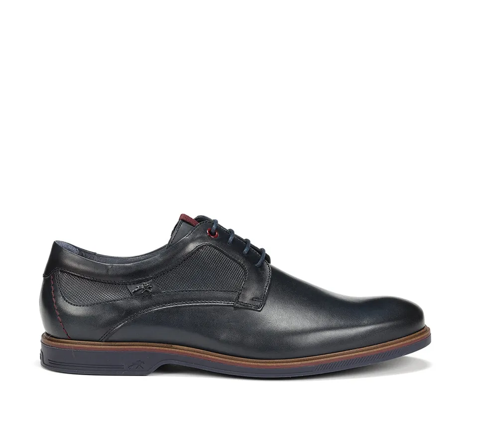 Fluchos Tristan F1857 chaussure bleu cuir homme