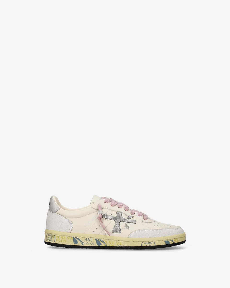 Premiata Bskt Clayd 8467 baskets femme blanc cuir