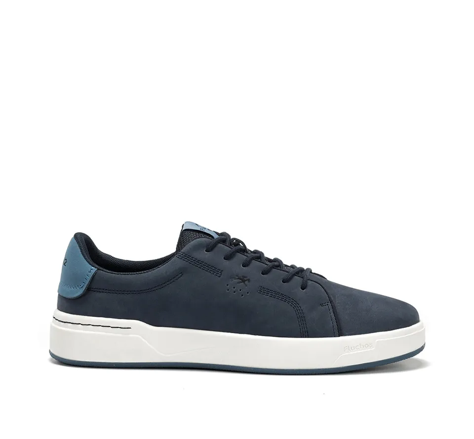 Fluchos Nadal F2377 baskets homme bleu à lacets