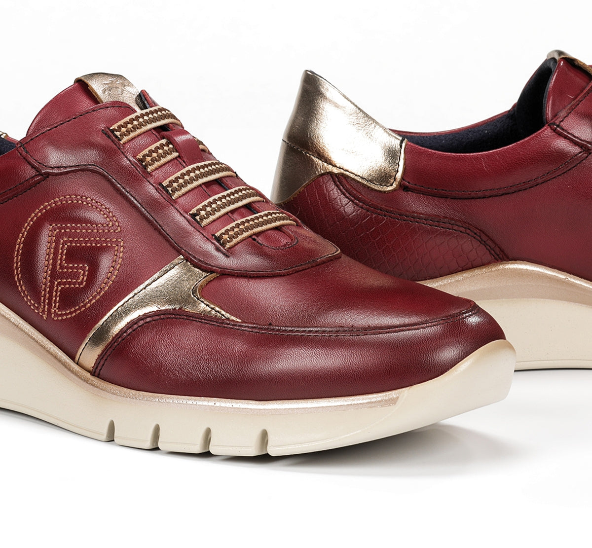 Fluchos Union F2074 baskets rouge femme large